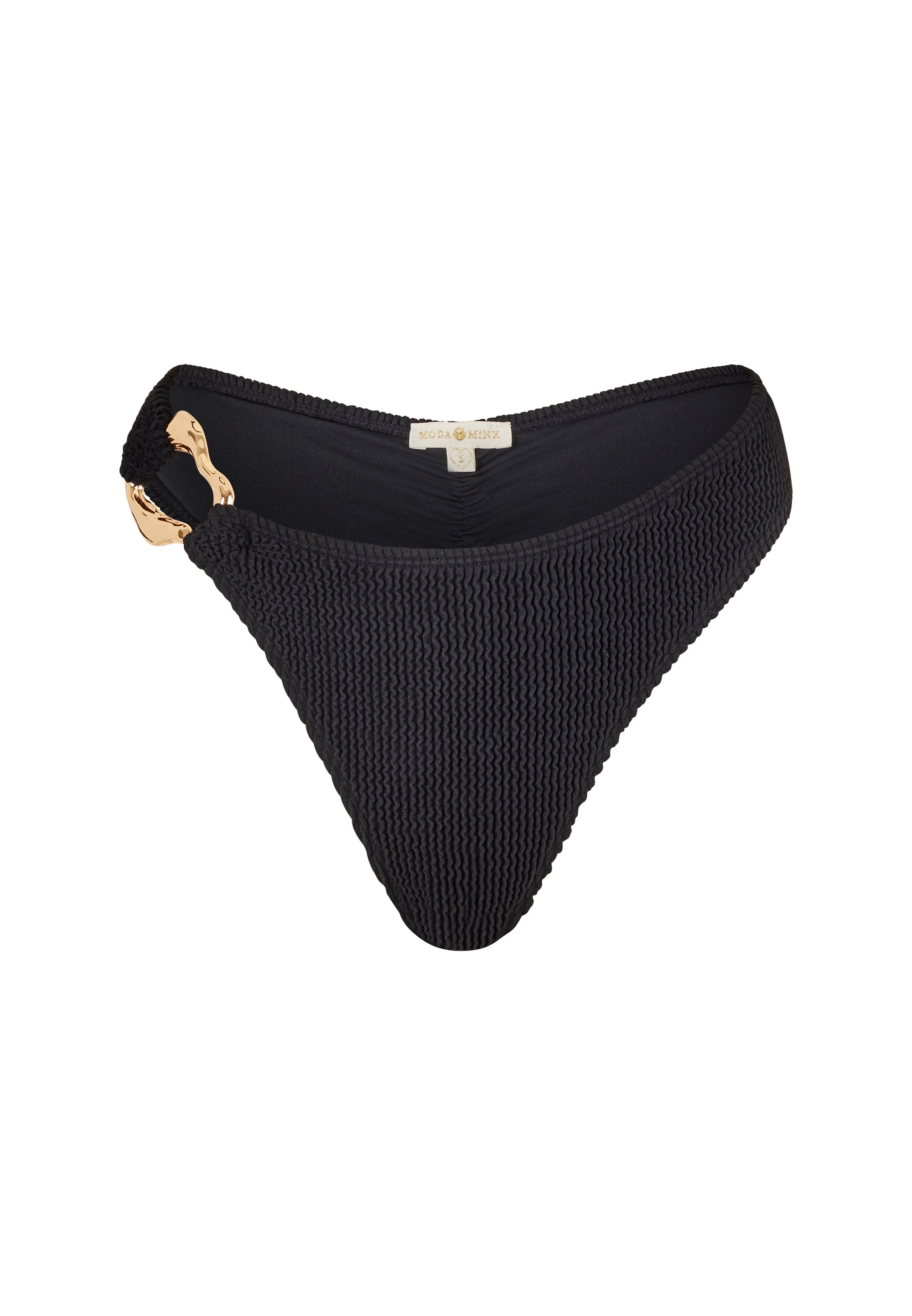 Moda Minx Bikini-Hose »SCRUNCH Irregular Hoop«, (1 St.), mit edlem Schmuckelement