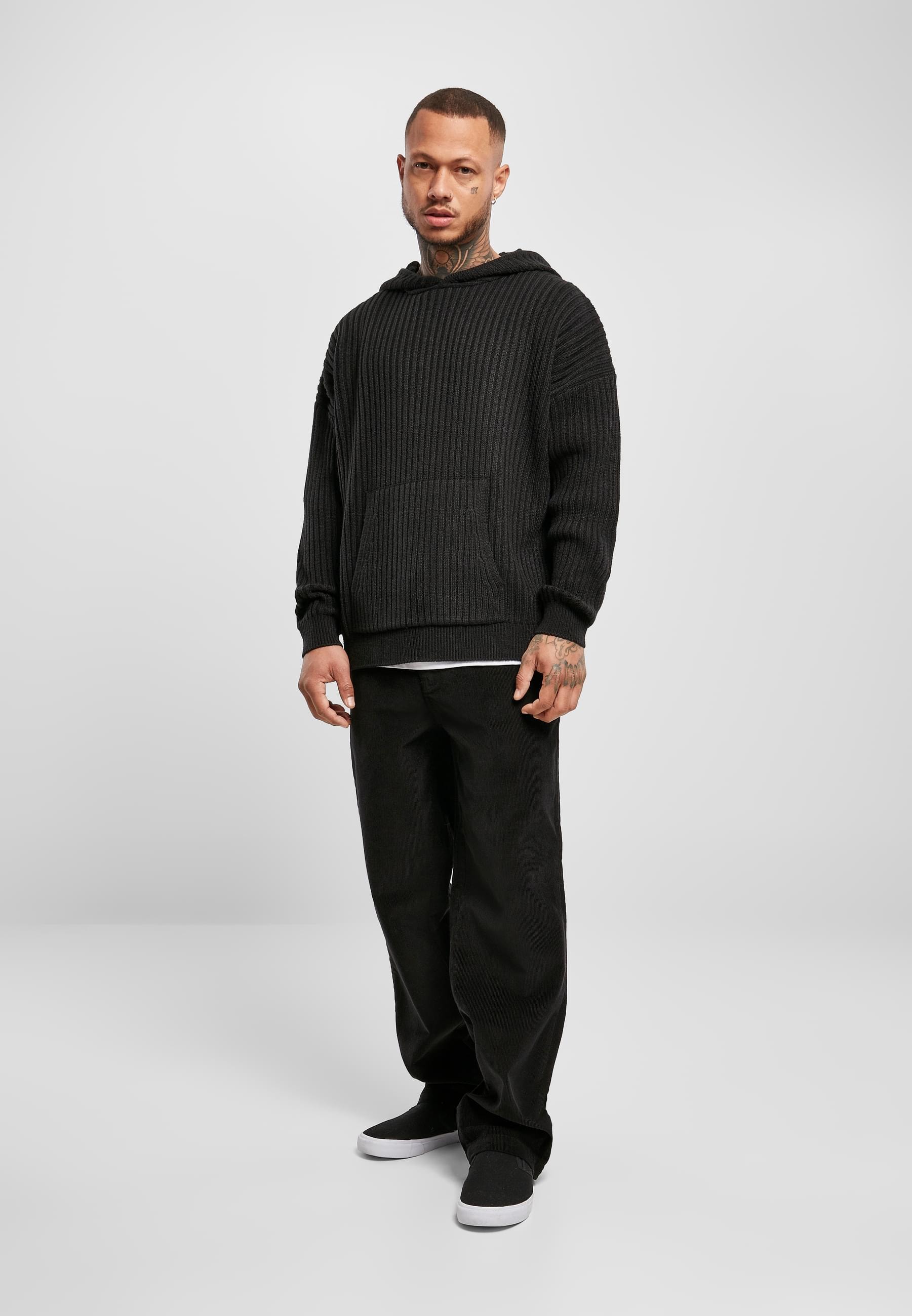 URBAN CLASSICS Kapuzensweatshirt »Urban Classics Herren Knitted Hoody«, (1 tlg.)