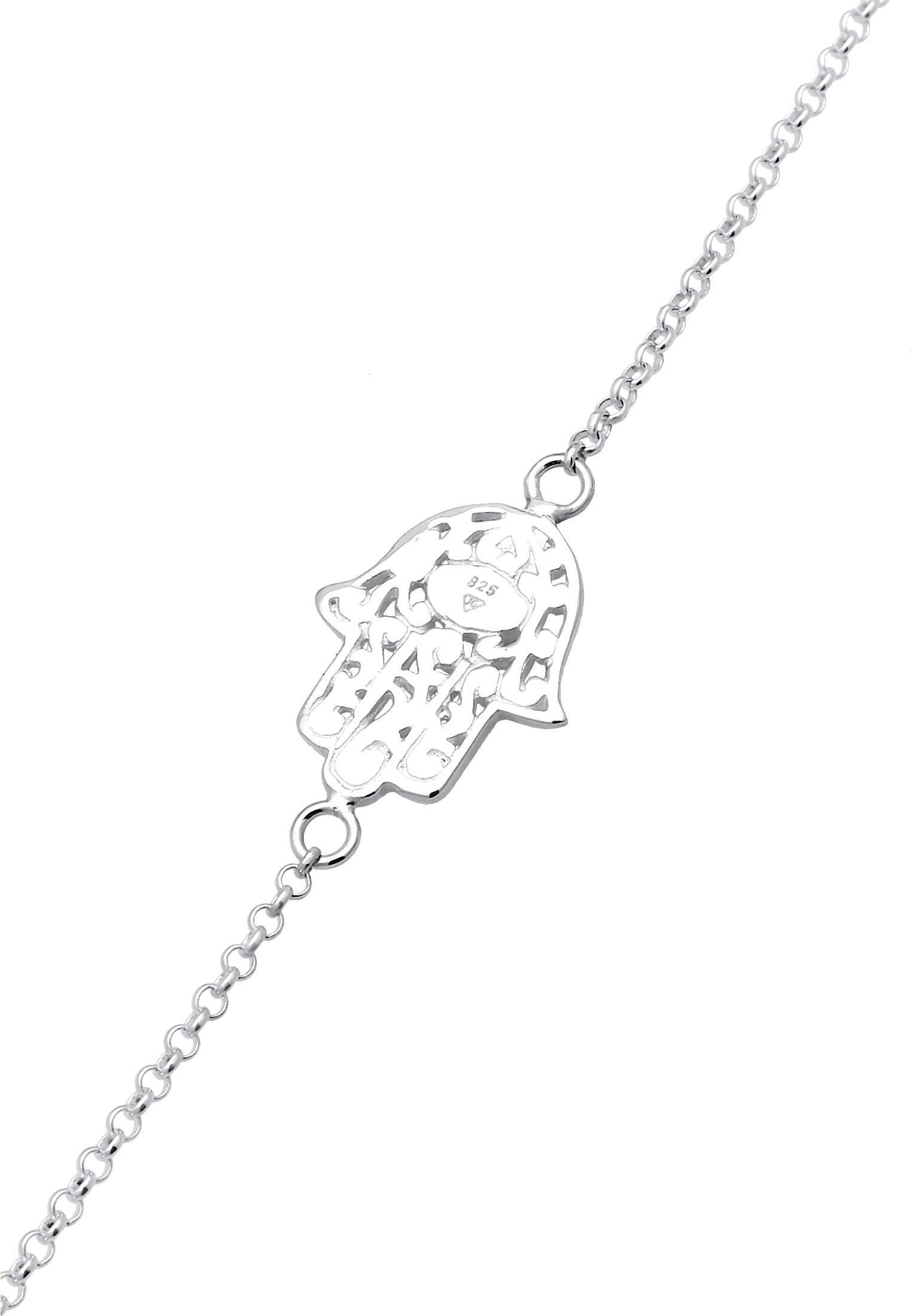 Nenalina Armband »Hamsa Hand Symbol Ornament Anhänger 925 Silber«