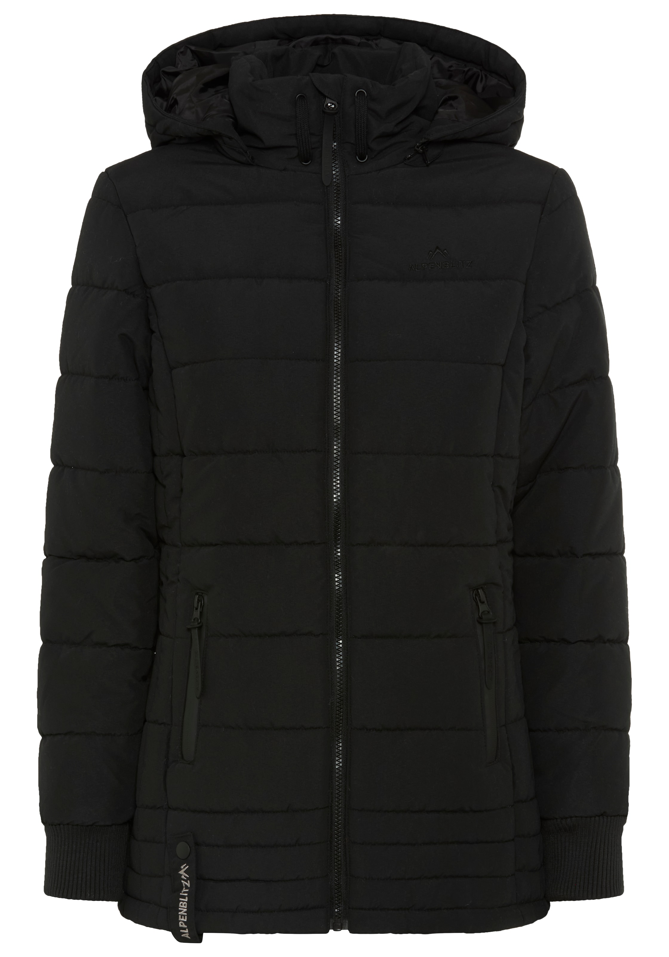 ALPENBLITZ Steppjacke »Flockenwirbel« mit Kapuze für den Übergang,  aus leichtem Material,  unifarbenes Design