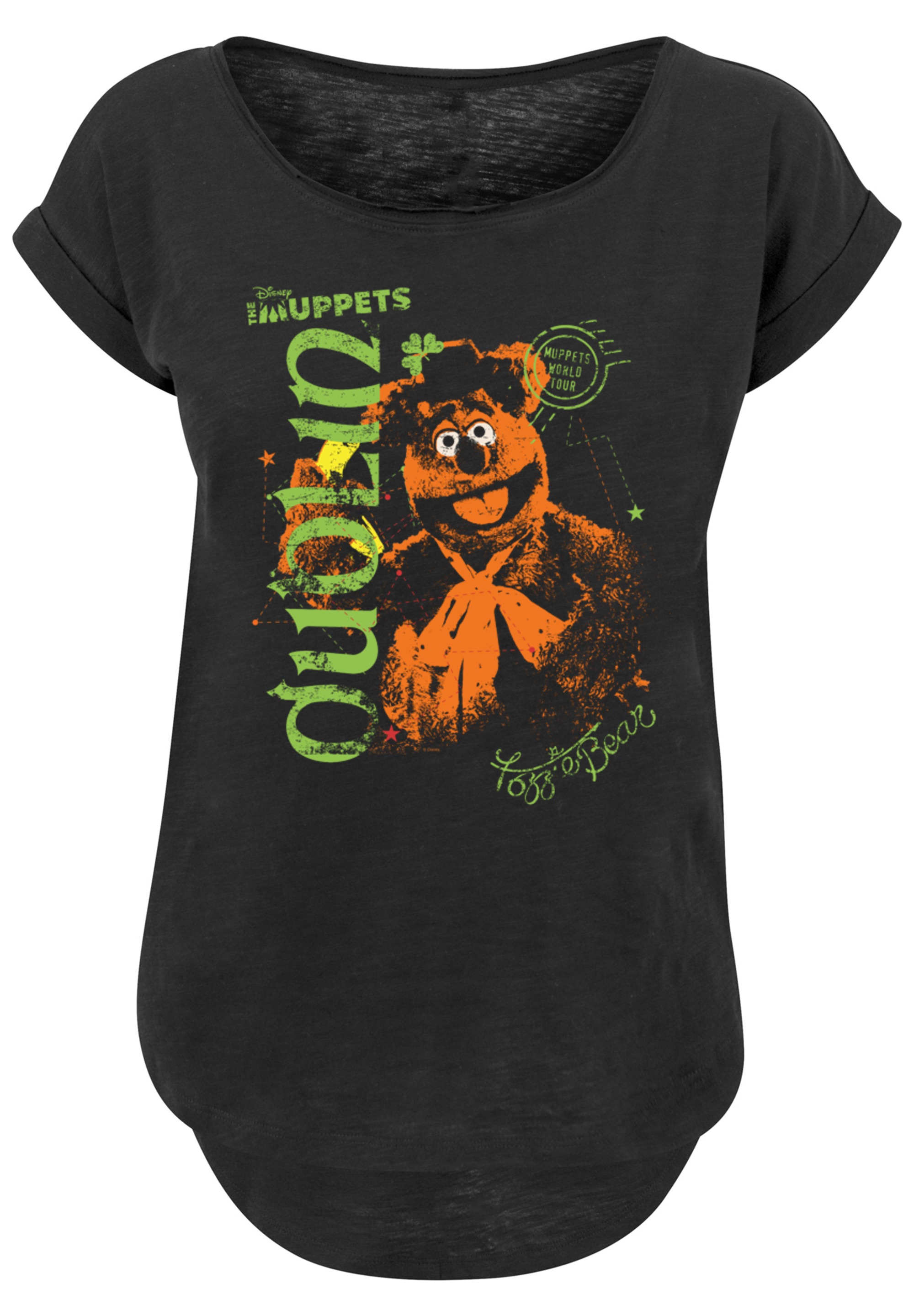 F4NT4STIC T-Shirt »Disney Die Muppets Fozzie Bear In Dublin« Print