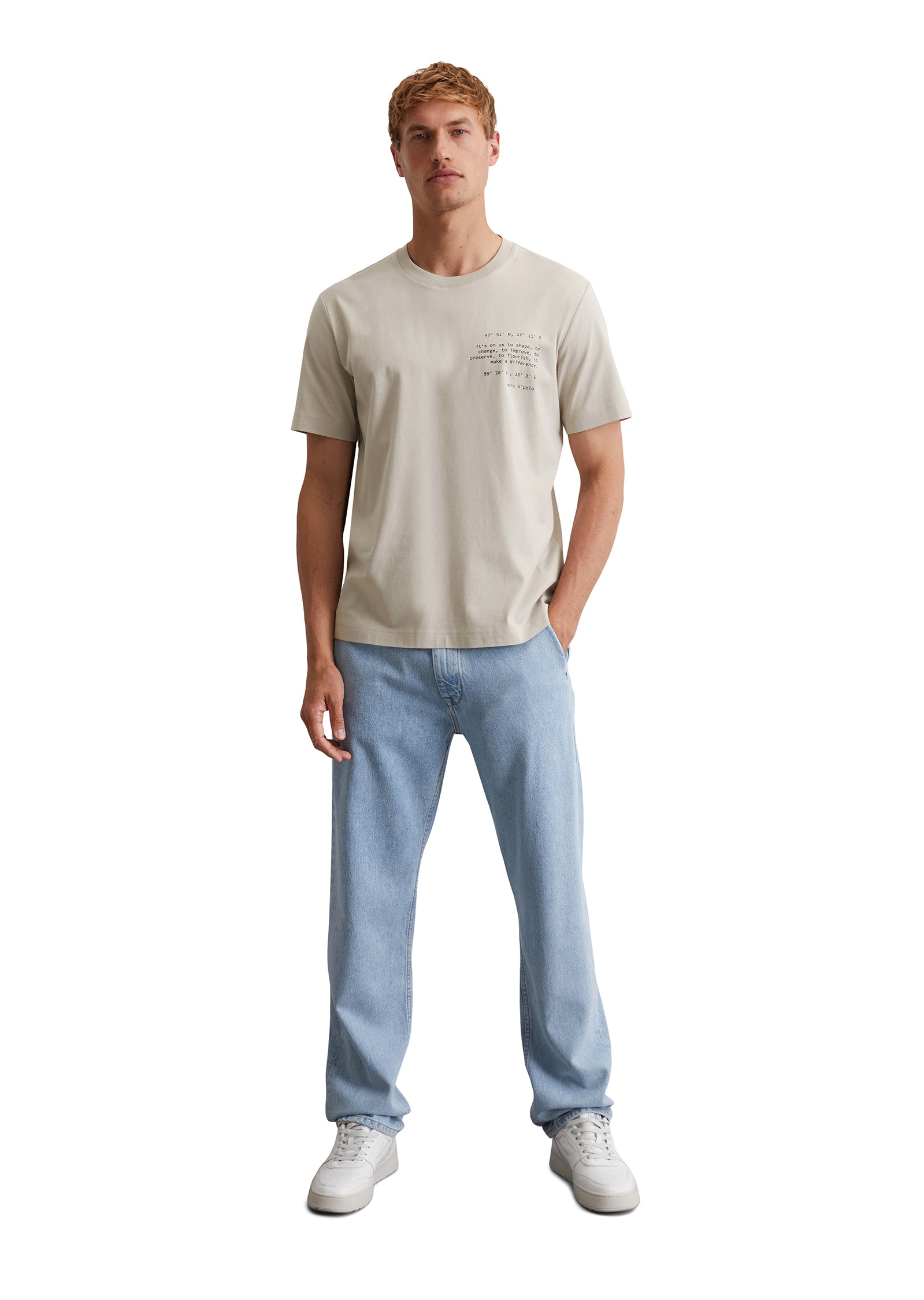 Marc O'Polo T-Shirt »aus reiner Bio-Baumwolle«