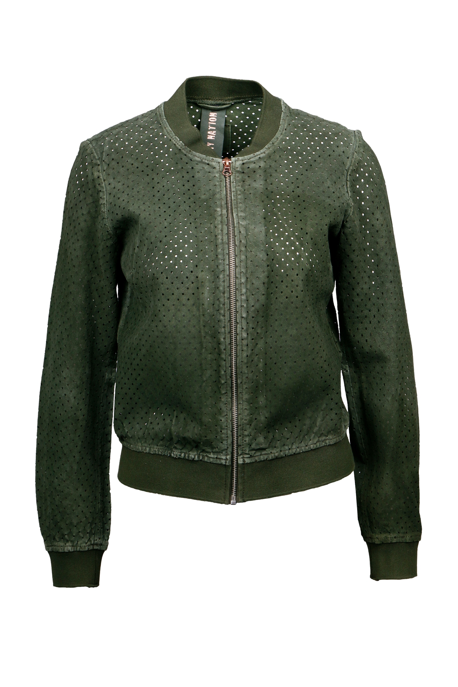 Freaky Nation Lederjacke "Happy Me-FN"