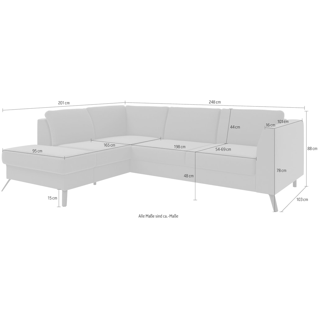 sit&more Ecksofa »Olsen«