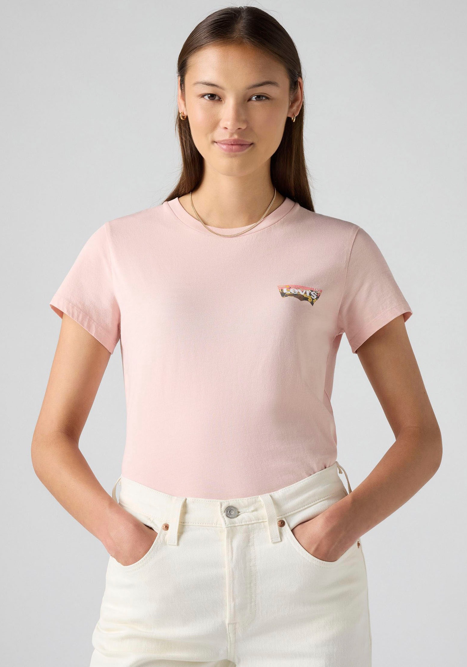 Levis T-Shirt "THE PERFECT TEE", mit Batwing-Logoprint günstig online kaufen