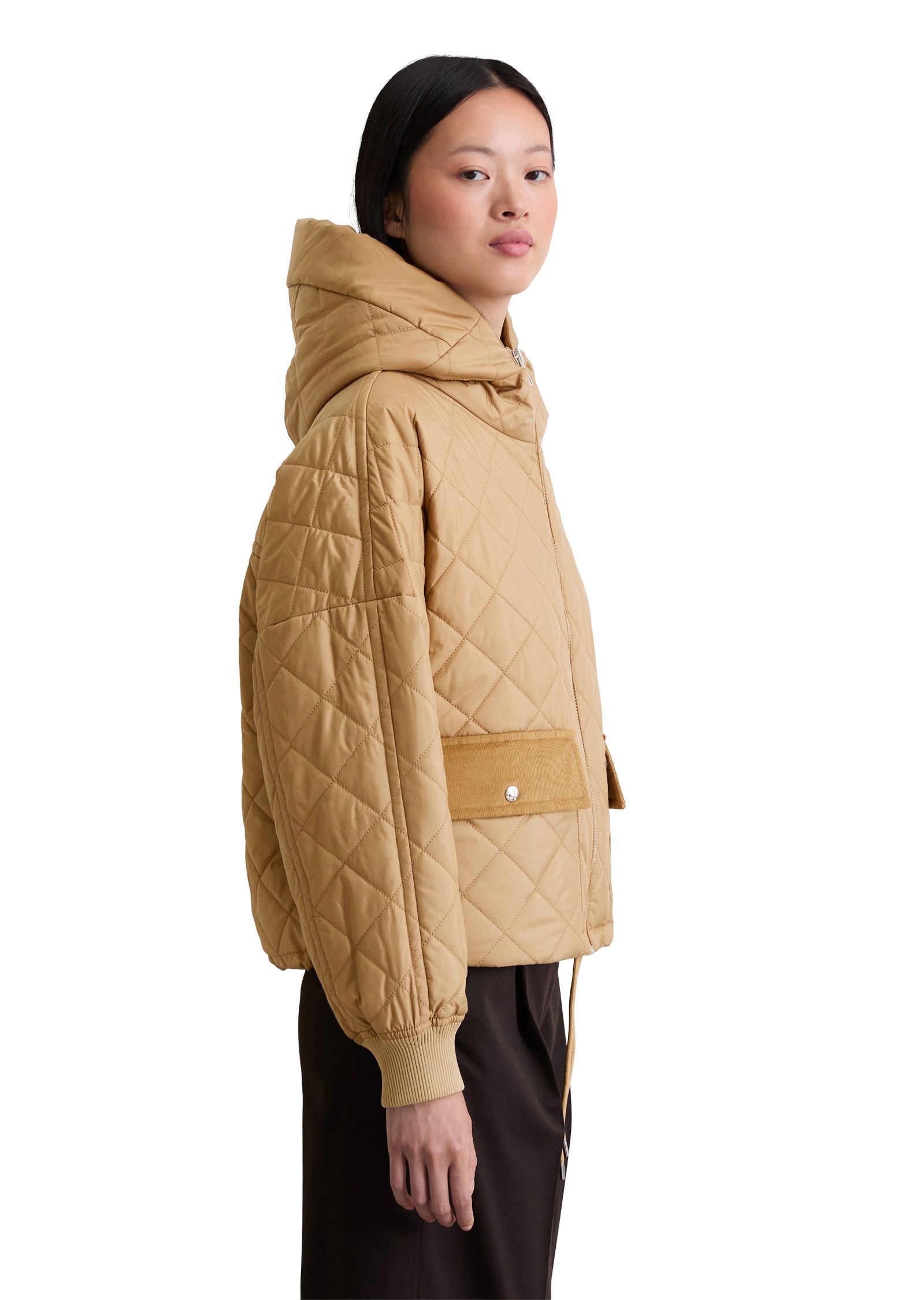 Marc O'Polo Outdoorjacke »aus recyceltem Polyester«, mit Kapuze