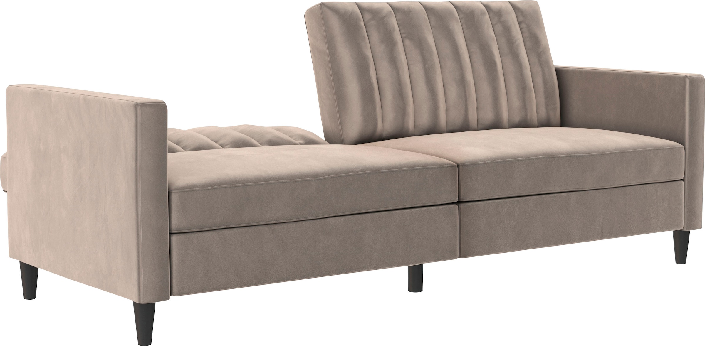 Dorel Home 3-Sitzer »Celine«, Rückenlehne 2-teilig und 3-fach verstellbar, Sitzhöhe 43 cm