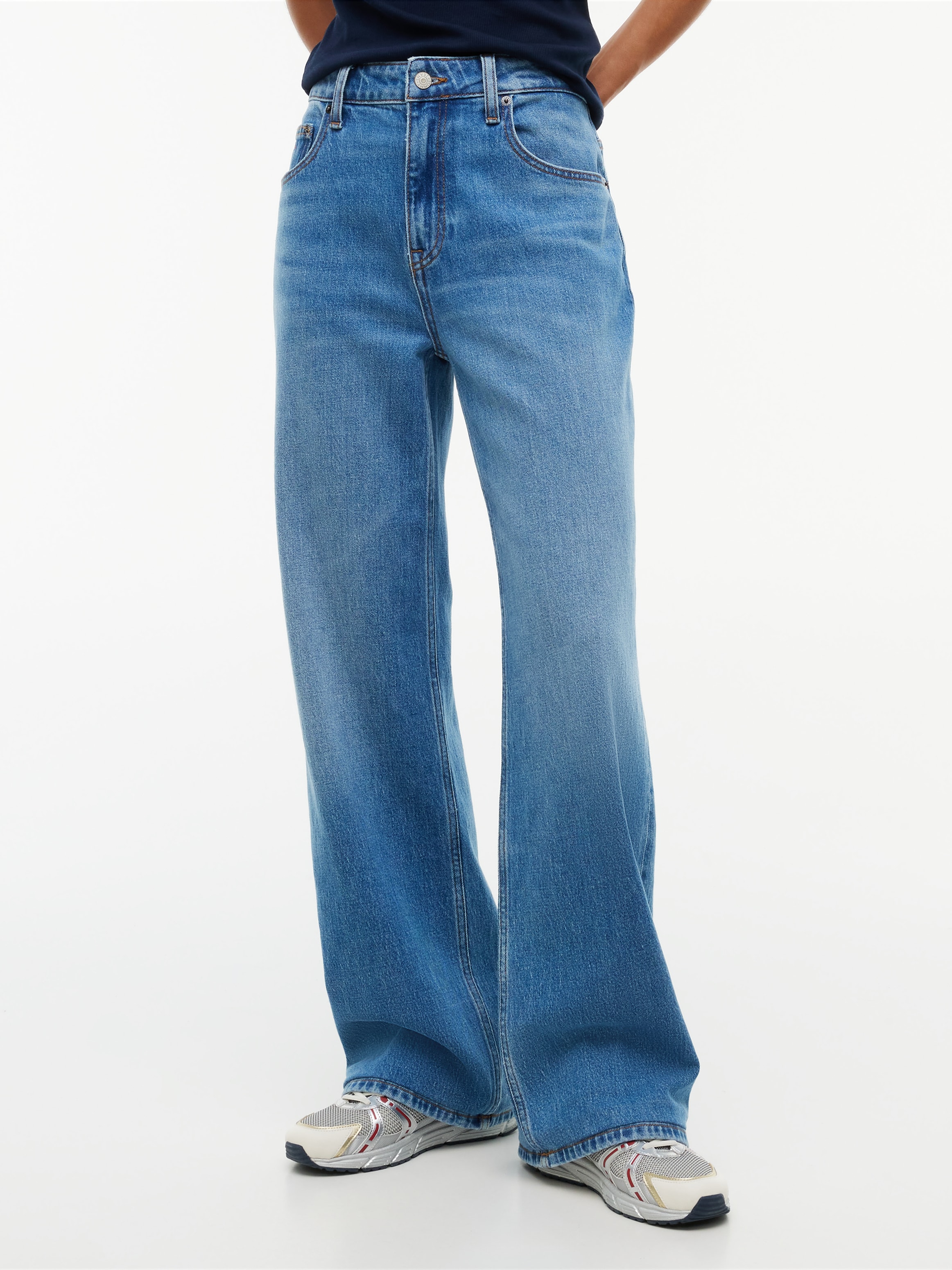 Tommy Jeans Relax-fit-Jeans "MIA MID RELAXED STRAIGHT BJ0133" Baumwollmischung, relaxed fit