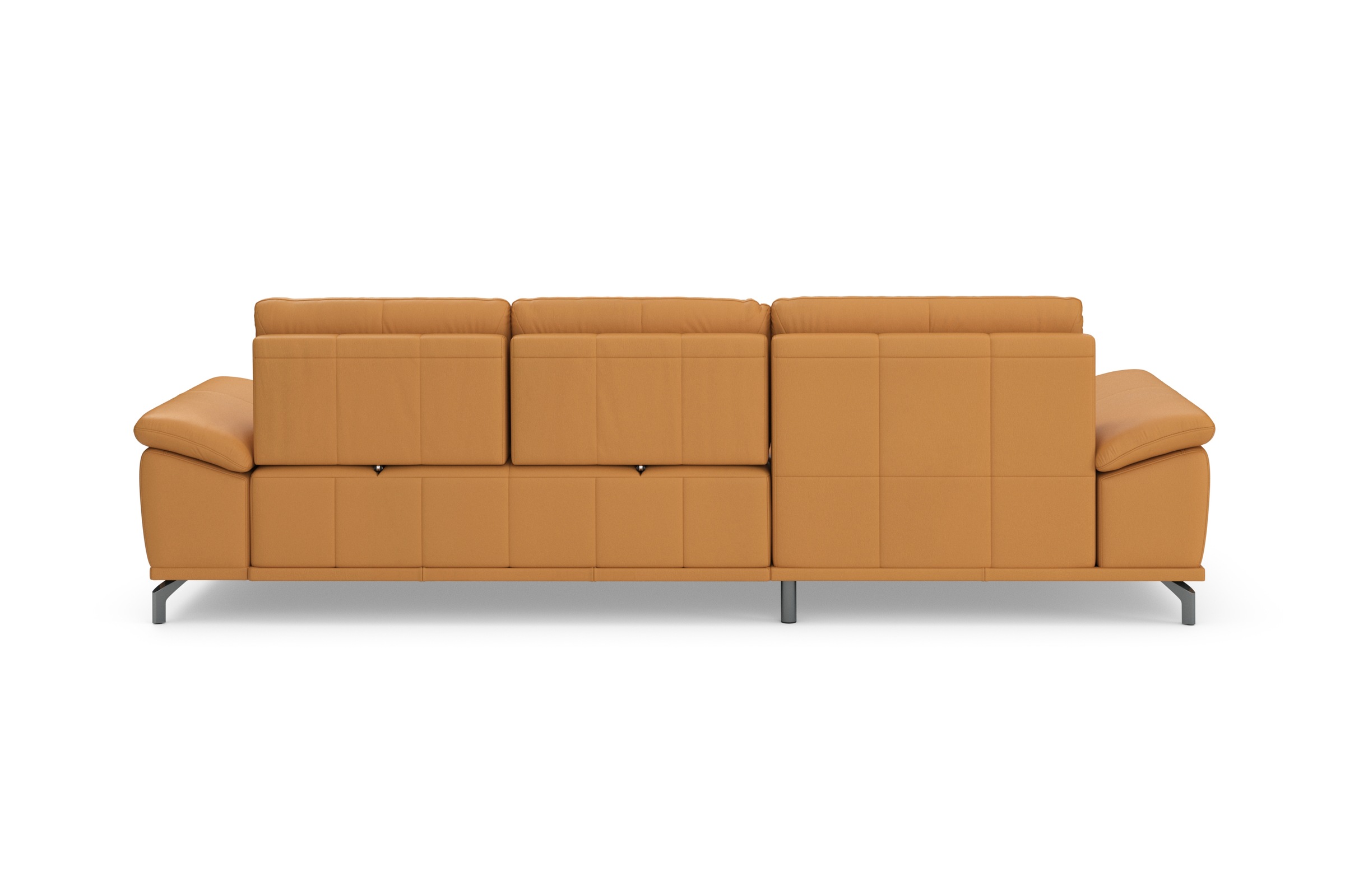 Places of Style Ecksofa Costello, mit Sitztiefenverstellung und Armlehnfunktion, incl. 3 Nierenkissen