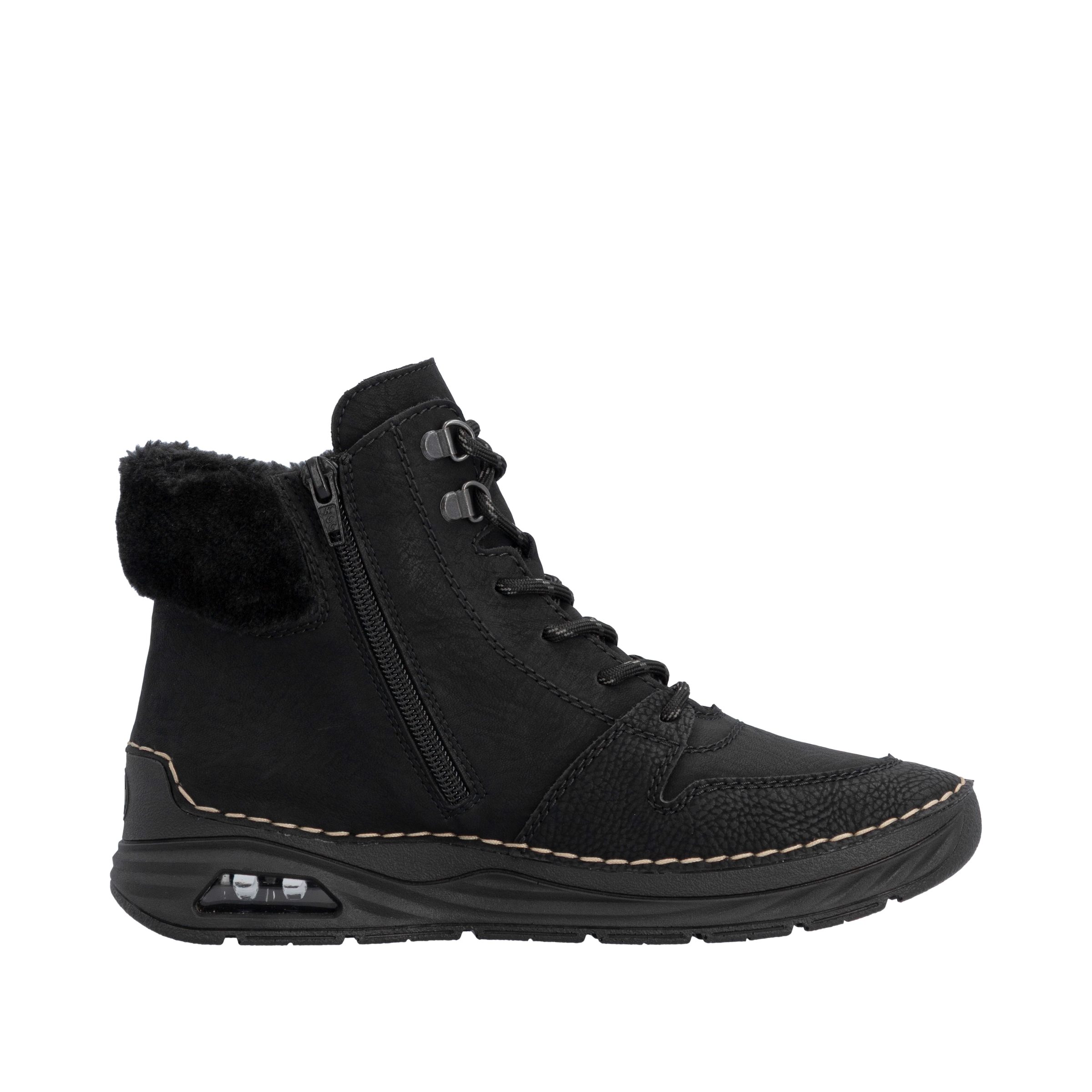 Rieker Schnürboots  High Top-Sneaker, Herbstschuh mit seitlicher Logoprägung