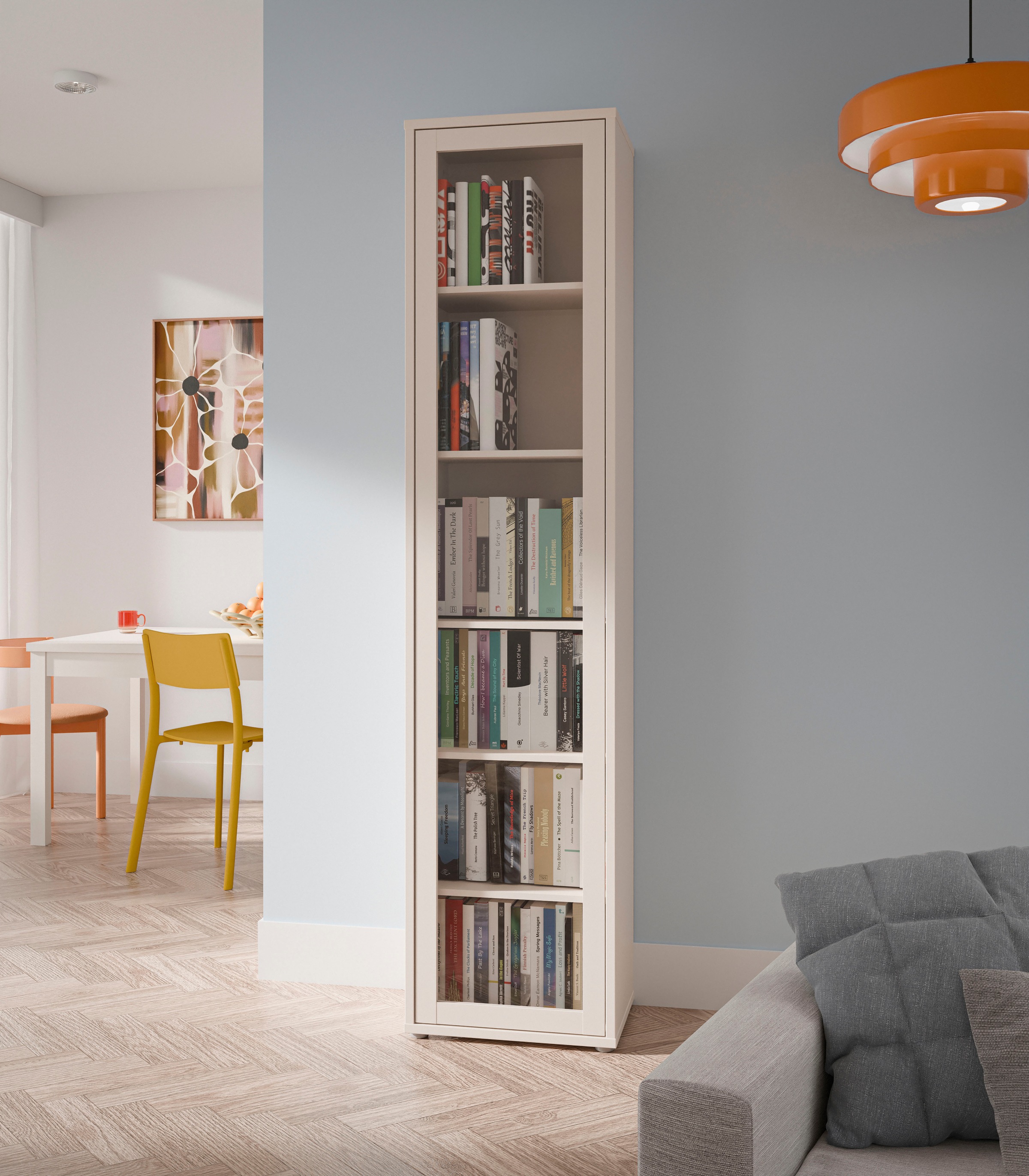 FORTE Vitrine »Alice Springs, Vitrine, Glastüre grifflos, 2 Ausführungen« Grifflos, Push to Open