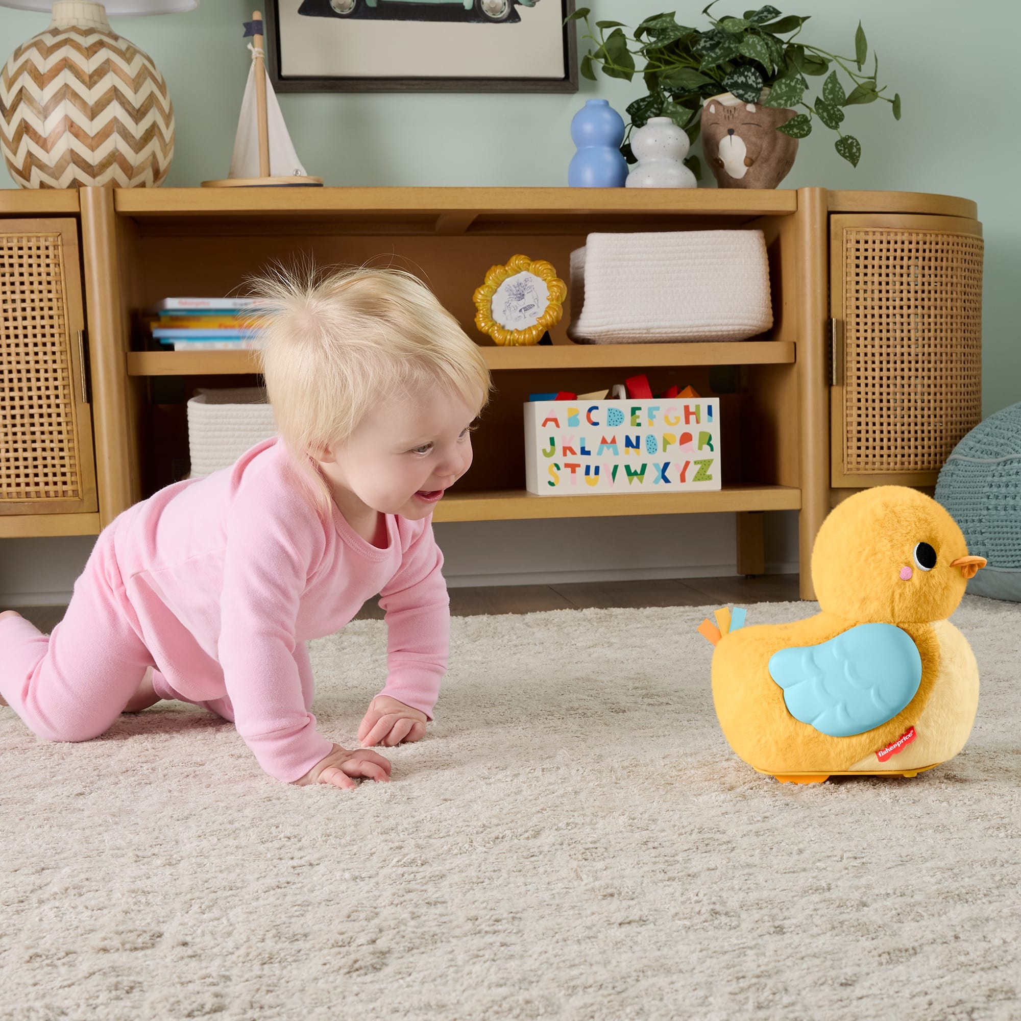 Fisher-Price® Plüschfigur »4-in-1 Knuddel- und Krabbel-Ente«