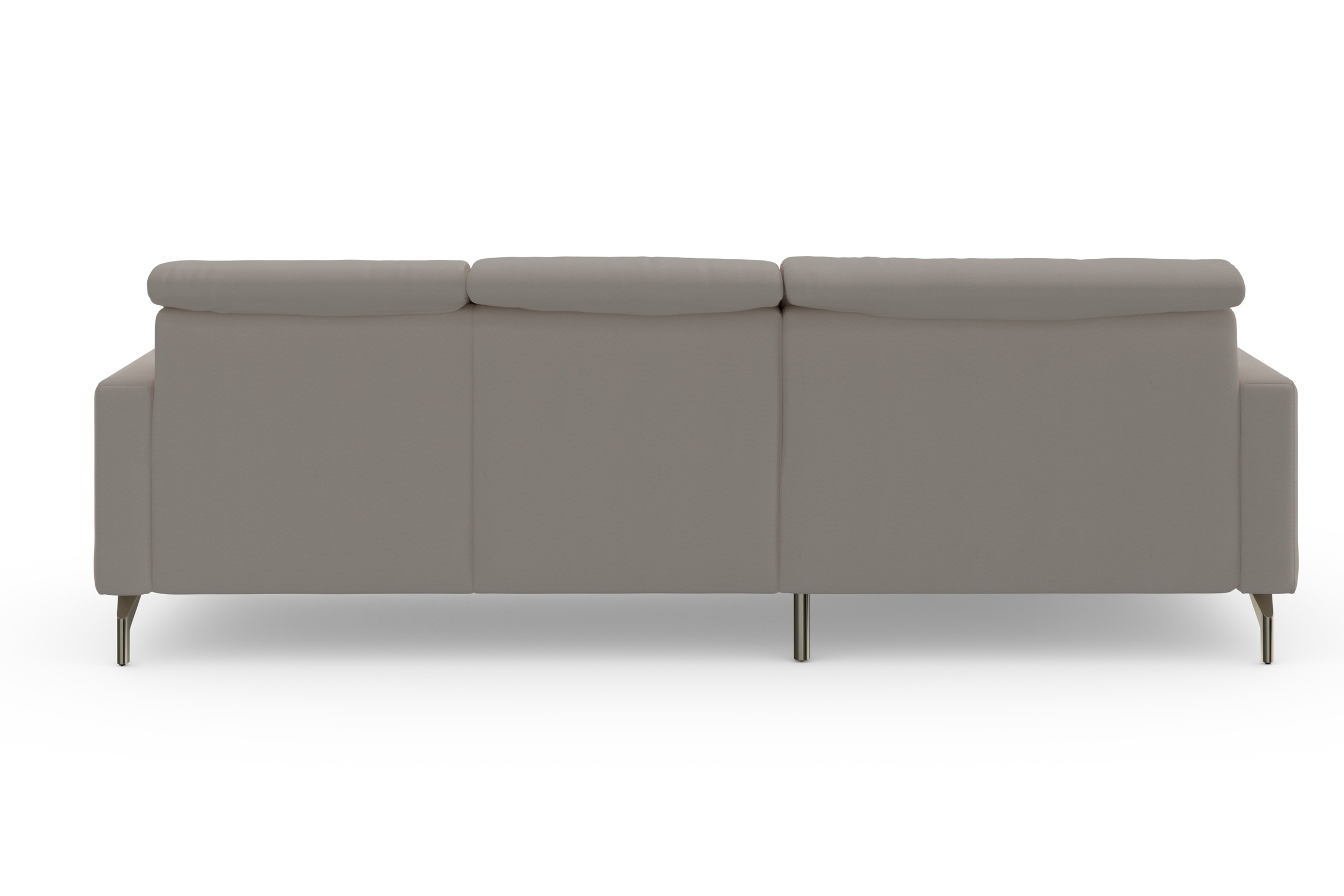 Ecksofa SIT & MORE "Bailando L-Form", beige (creme), B:251cm H:84cm T:163cm, Sofas, Ecksofa, wahlweise mit Kopfteilverstellung und Vorziehsitz, motorisch 9