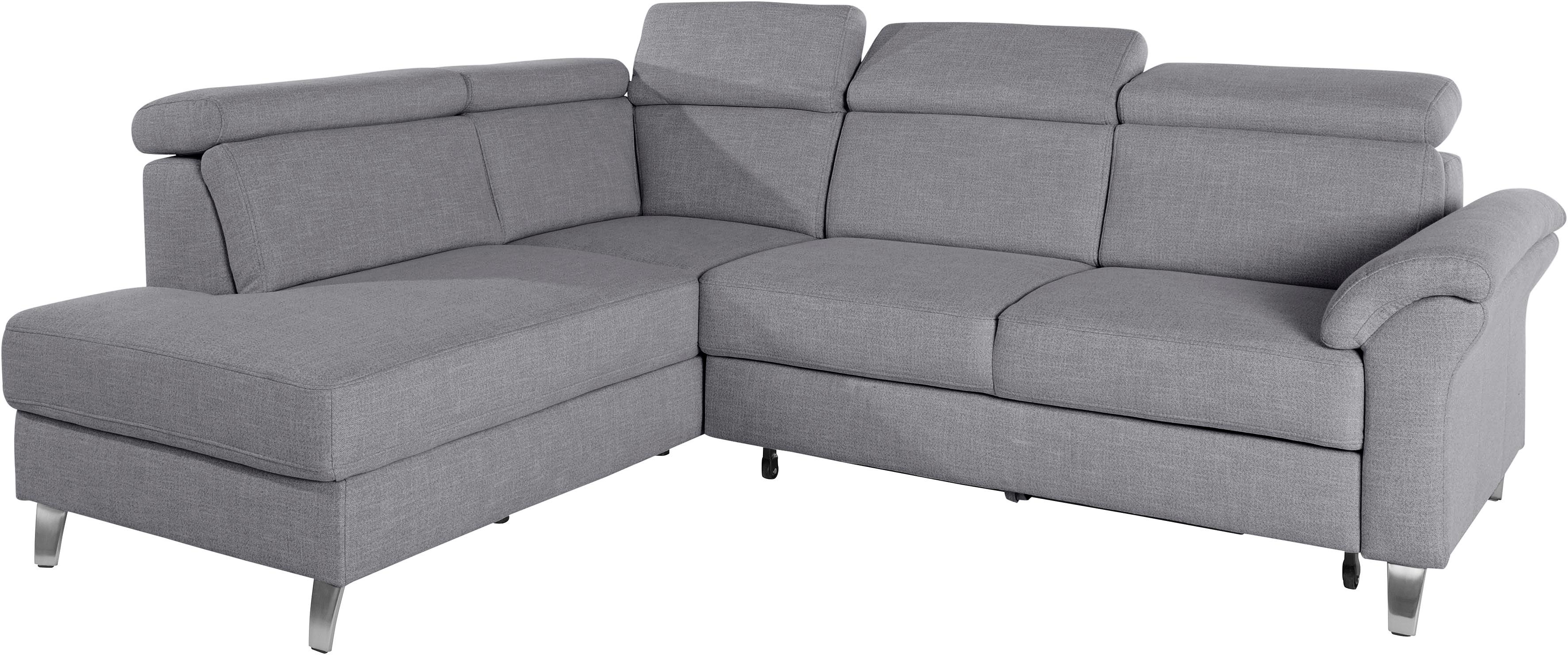 Thumbnail - sit&more Ecksofa "Arngast L-Form" inklusive Kopfteilverstellung und Federkern