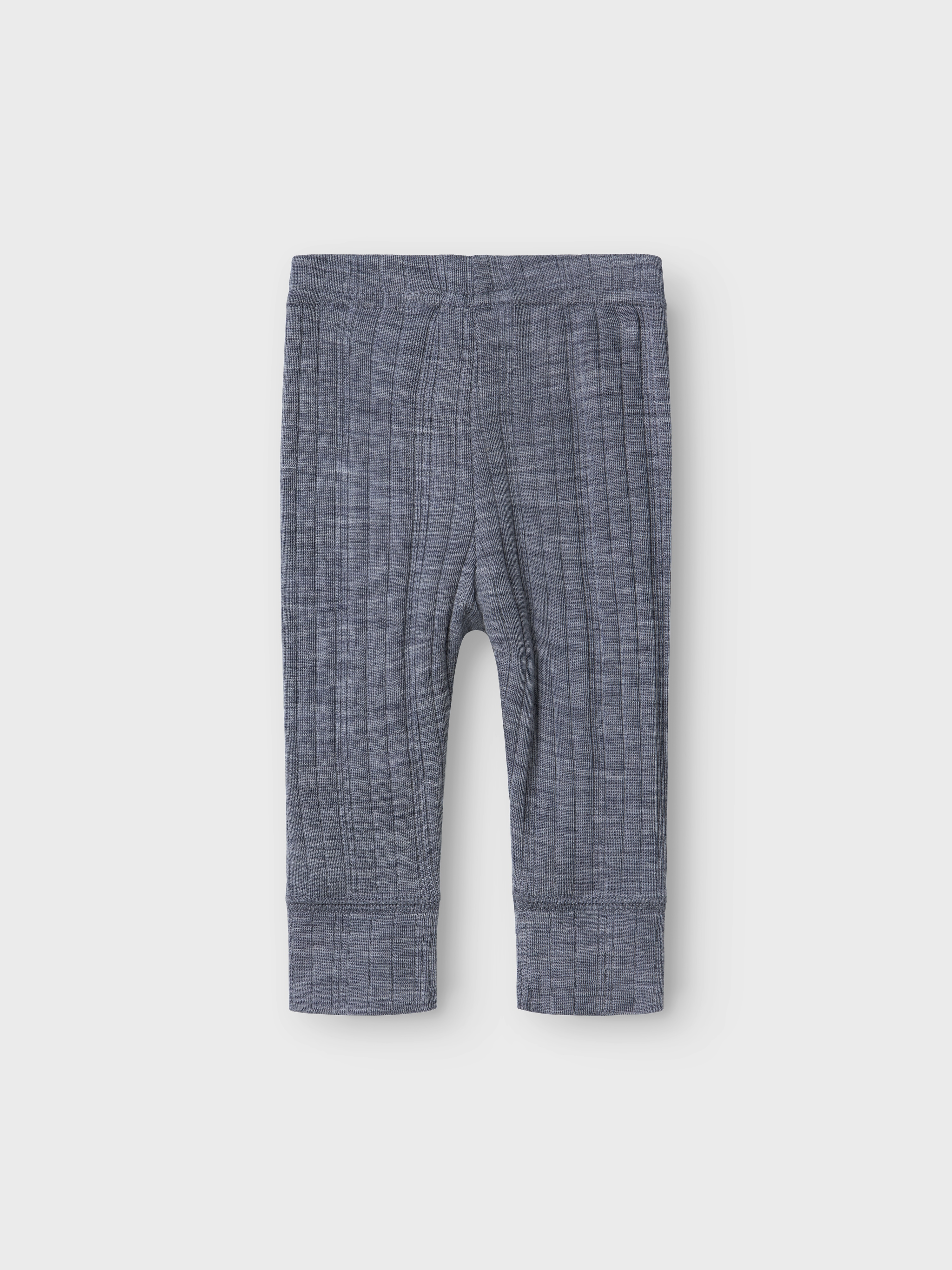 Thumbnail - Name It Leggings "NBMWANG WOOL NEEDLE LONGJOHN SOLID NOOS" aus reiner Merinowolle