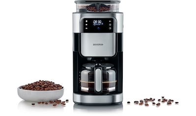 Severin Kaffeemaschine mit Mahlwerk »KA 4813«, 1,25 l Kaffeekanne, Permanentfilter,... kaufen