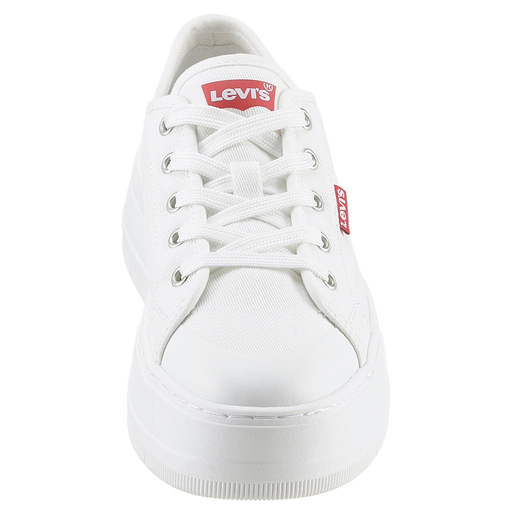 Levi's® Kids Sneaker »MAUI LIGHT«, mit Gummi beschichtete Vorderkappe, Freizeitschuh, Halbschuh, Schnürer