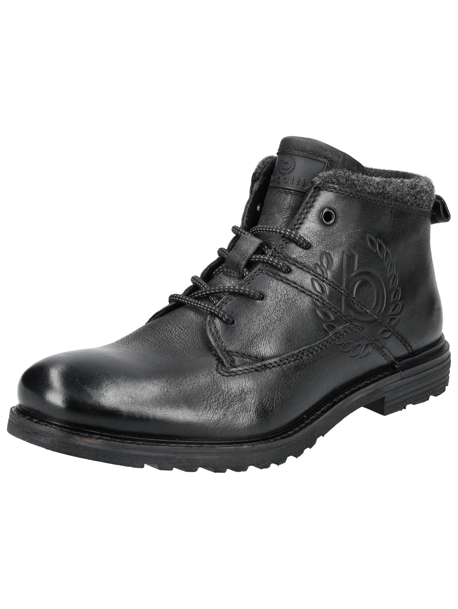 bugatti Schnürstiefelette "bugatti Stiefelette Leder" günstig online kaufen