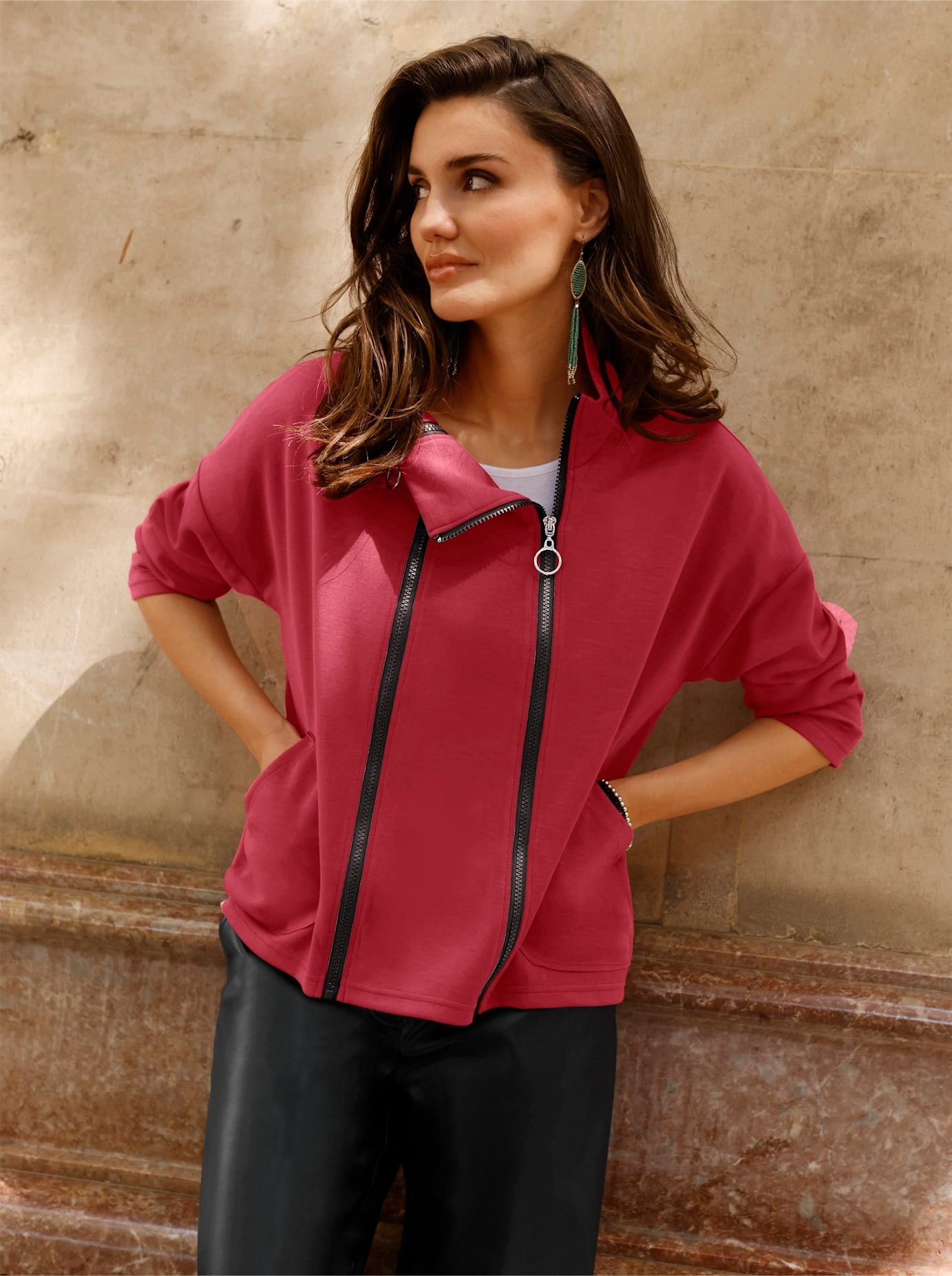 Inspirationen Shirtjacke "Sweatjacke" 1 tlg. günstig online kaufen