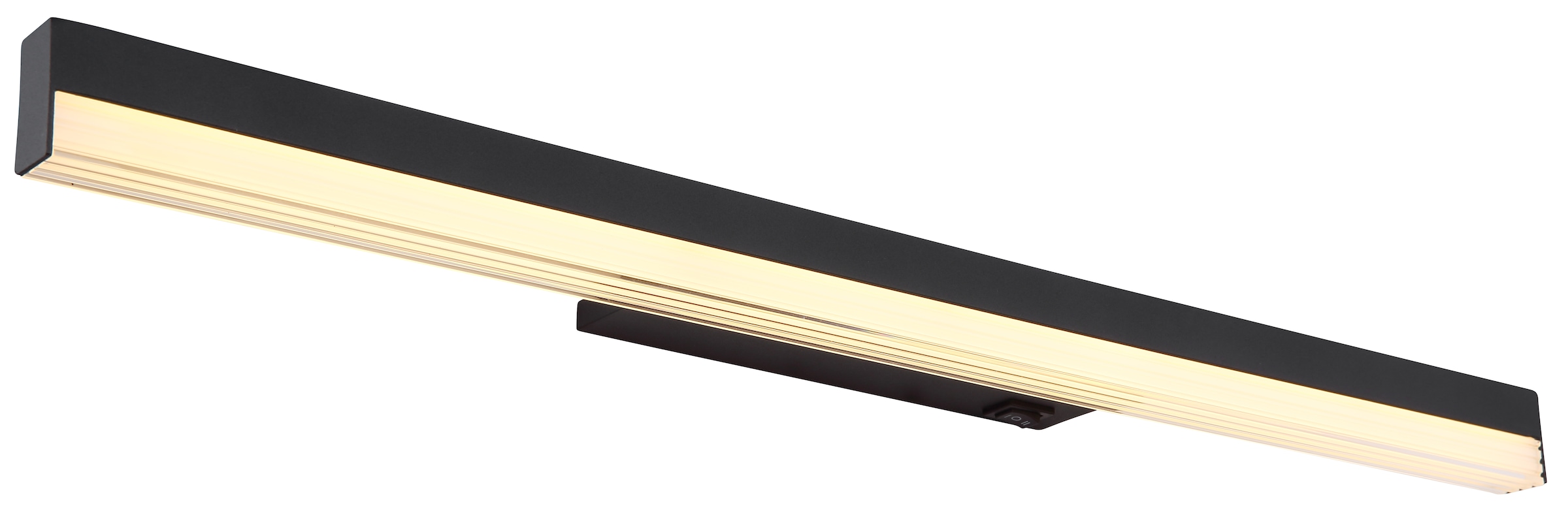 GLOBO LIGHTING LED Wandleuchte »SALLO«, Leuchtmittel LED-Modul | LED fest integriert, Wandlampe/schwarz/3000K/6000K/Stufenschalter/opal/Wohnzimmer/Flur