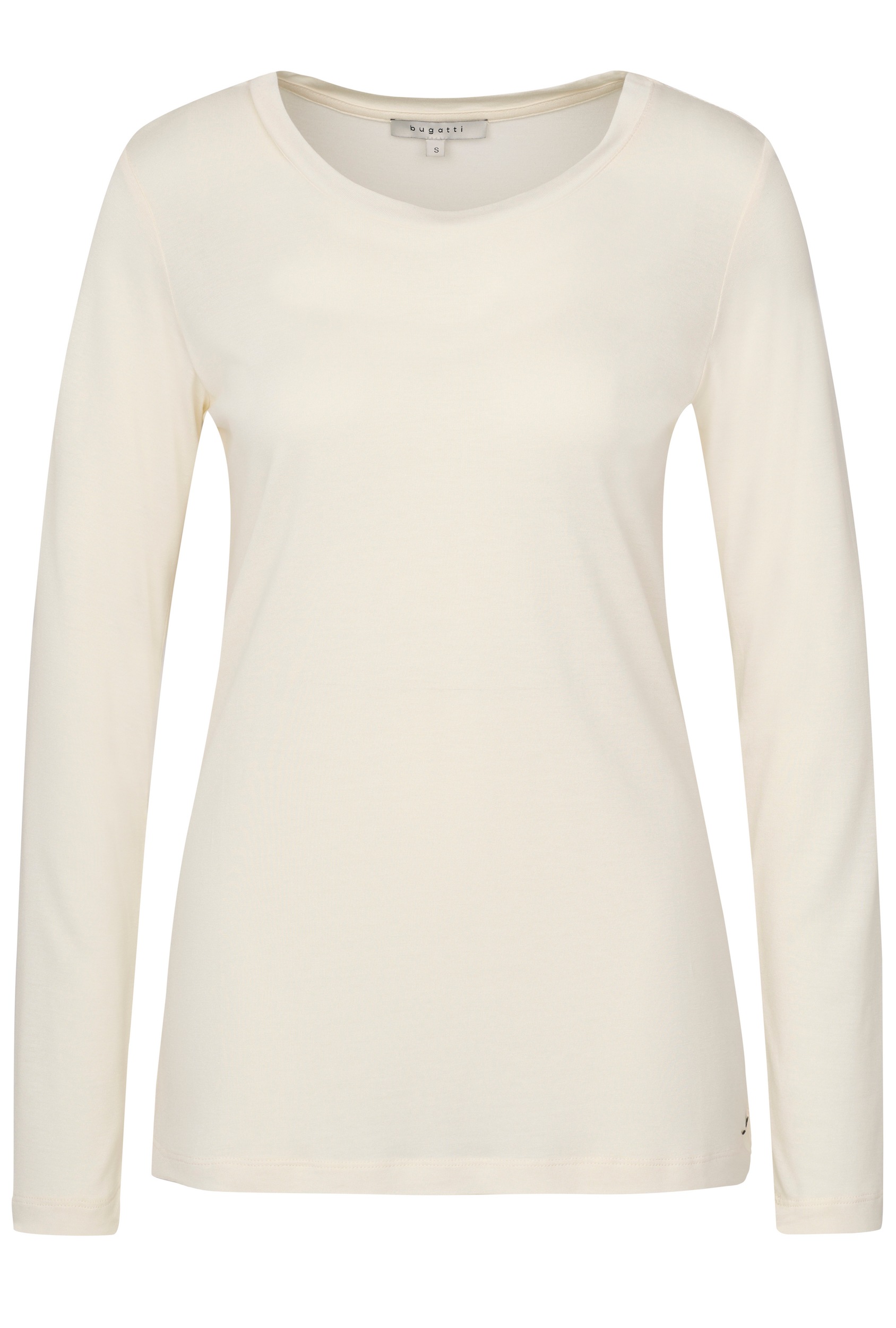 bugatti Langarmshirt, mit Rundhals