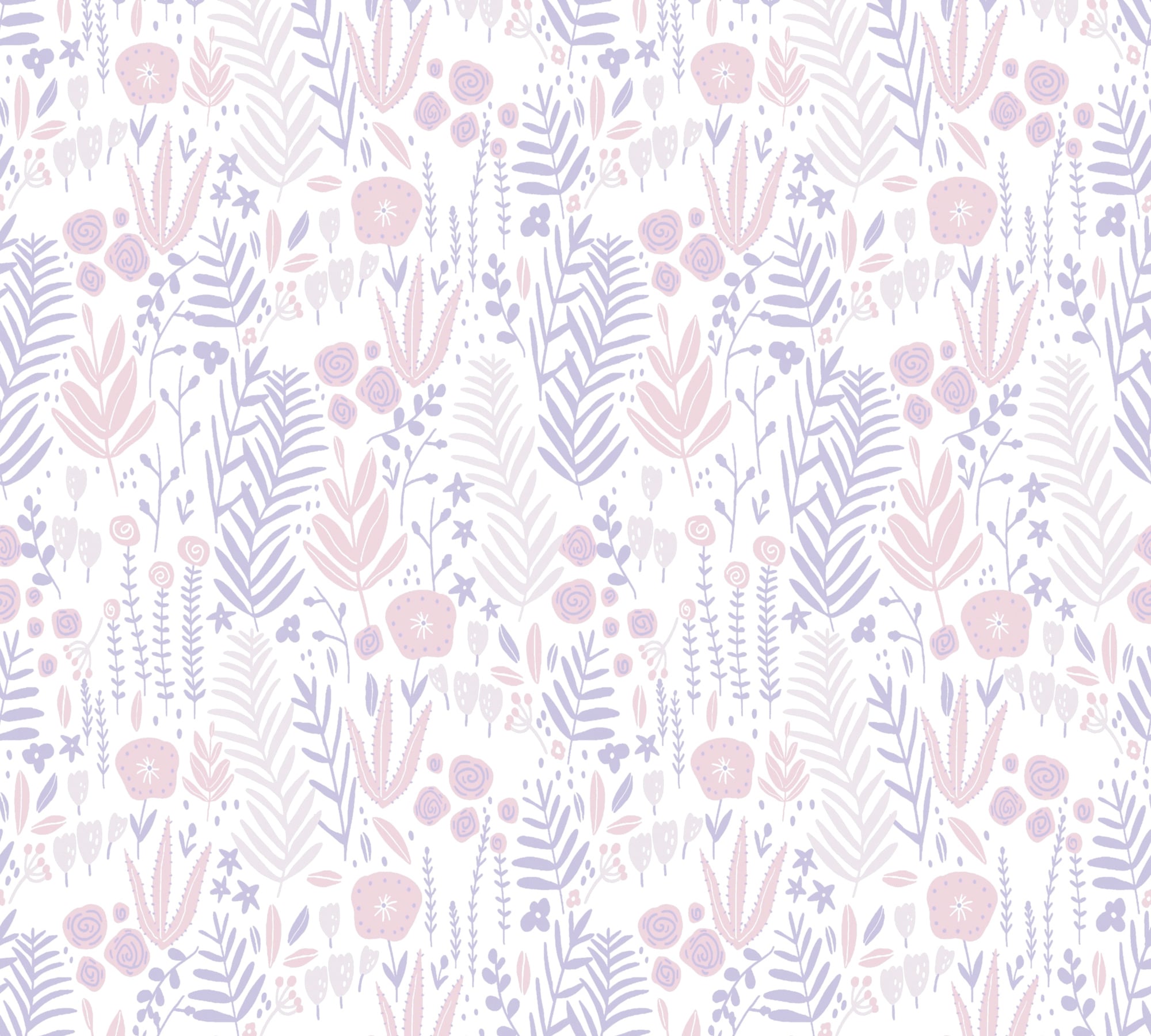 A.S. Création Vliestapete "Little Love" Wald botanisch floral glatt Kindertapete Tapete Blumen Tapeten Kinderzimmer modern Design Optik