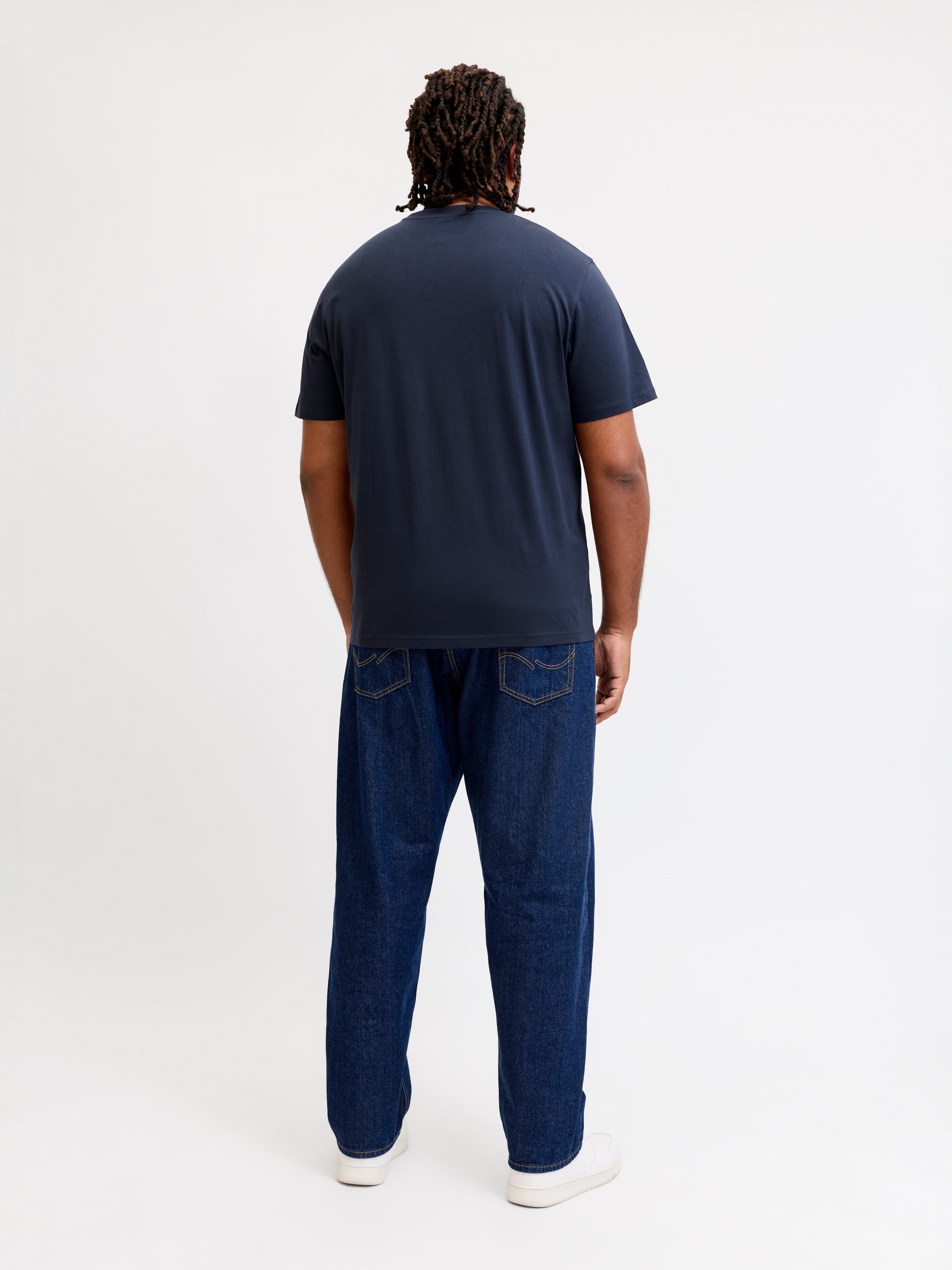 Jack & Jones PlusSize T-Shirt »JCOFUSION BOX PRINT TEE SS CN PLS« Baumwolle, regular fit
