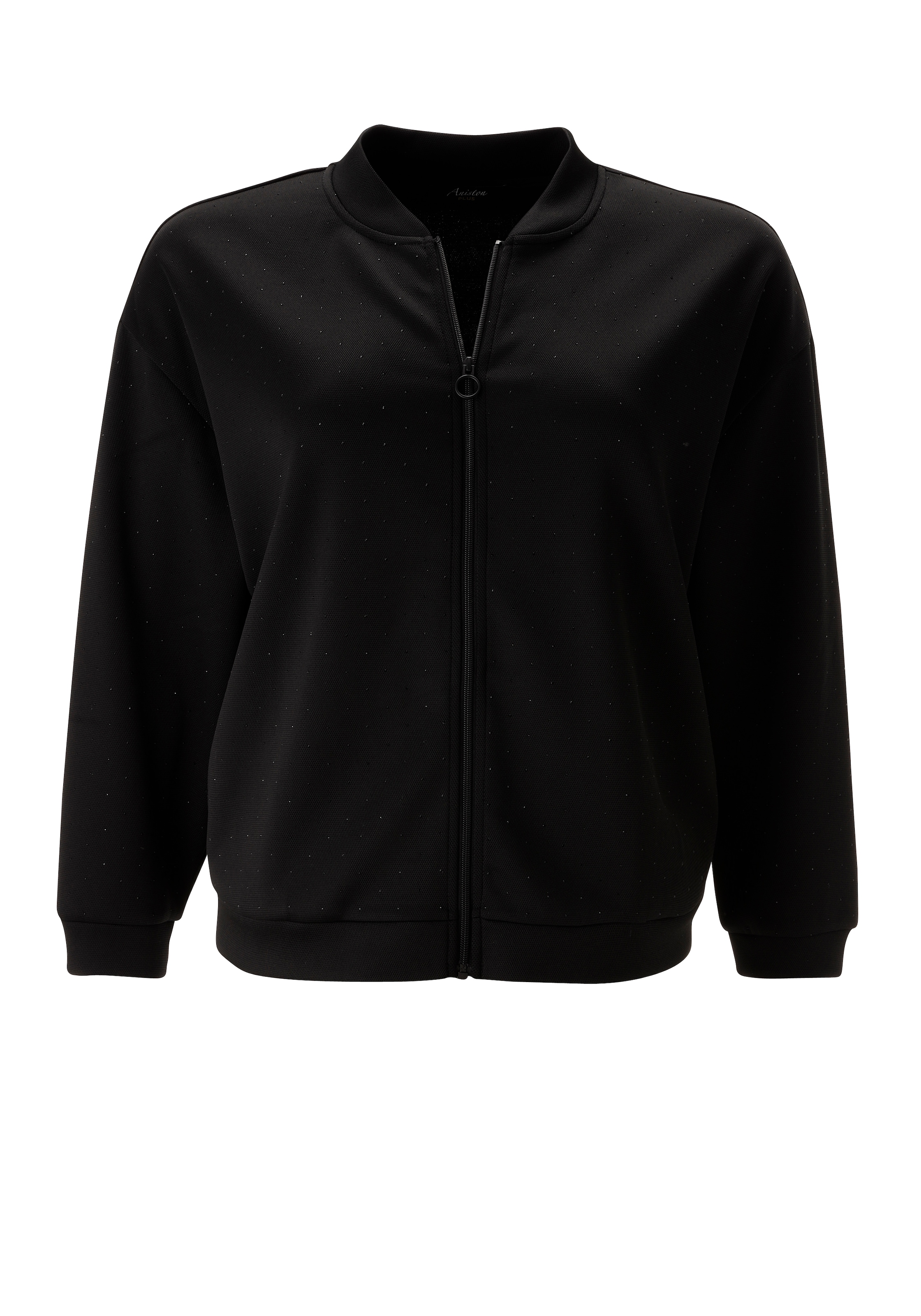 Aniston PLUS Sweatjacke mit tonigen Glitzersteinchen - NEUE KOLLEKTION