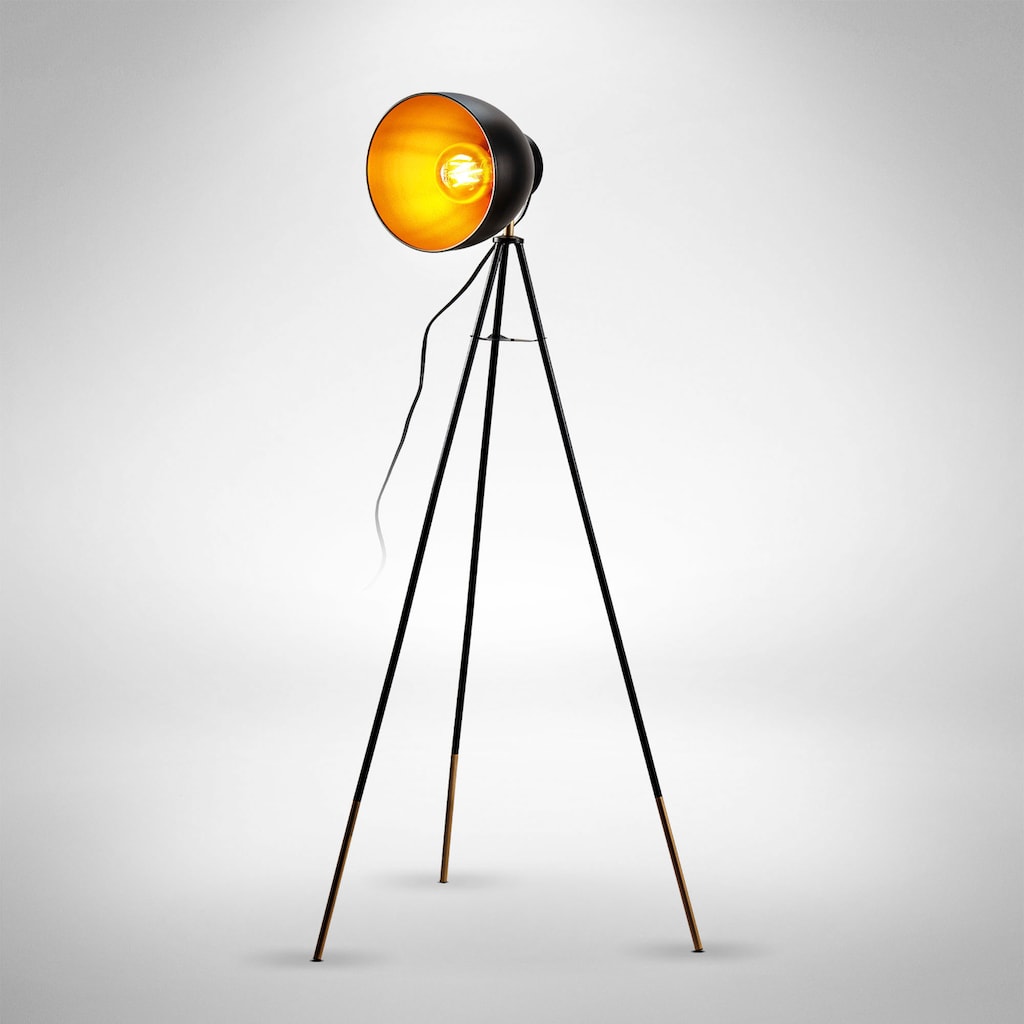 B.K.Licht Leuchten-Set, 2-teilig: Deckenlampe (für 1 x E27)  + Stehleuchte (für 1 x E27), Lieferung ohne Leuchmittel
