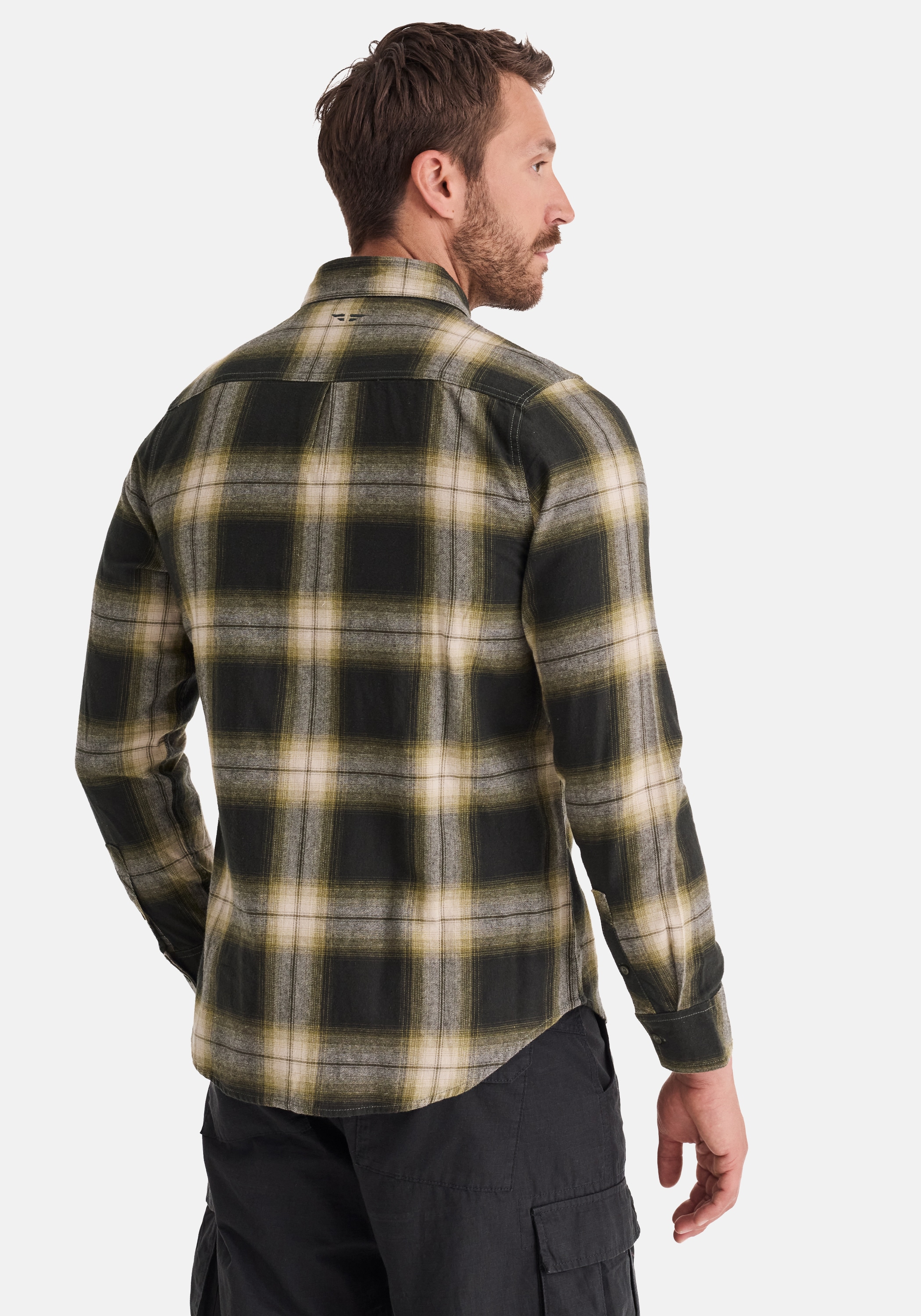 HERO by John Medoox Flanellhemd »HARRY Karohemd« Regular Fit Casual Funktionsmaterial für Herren