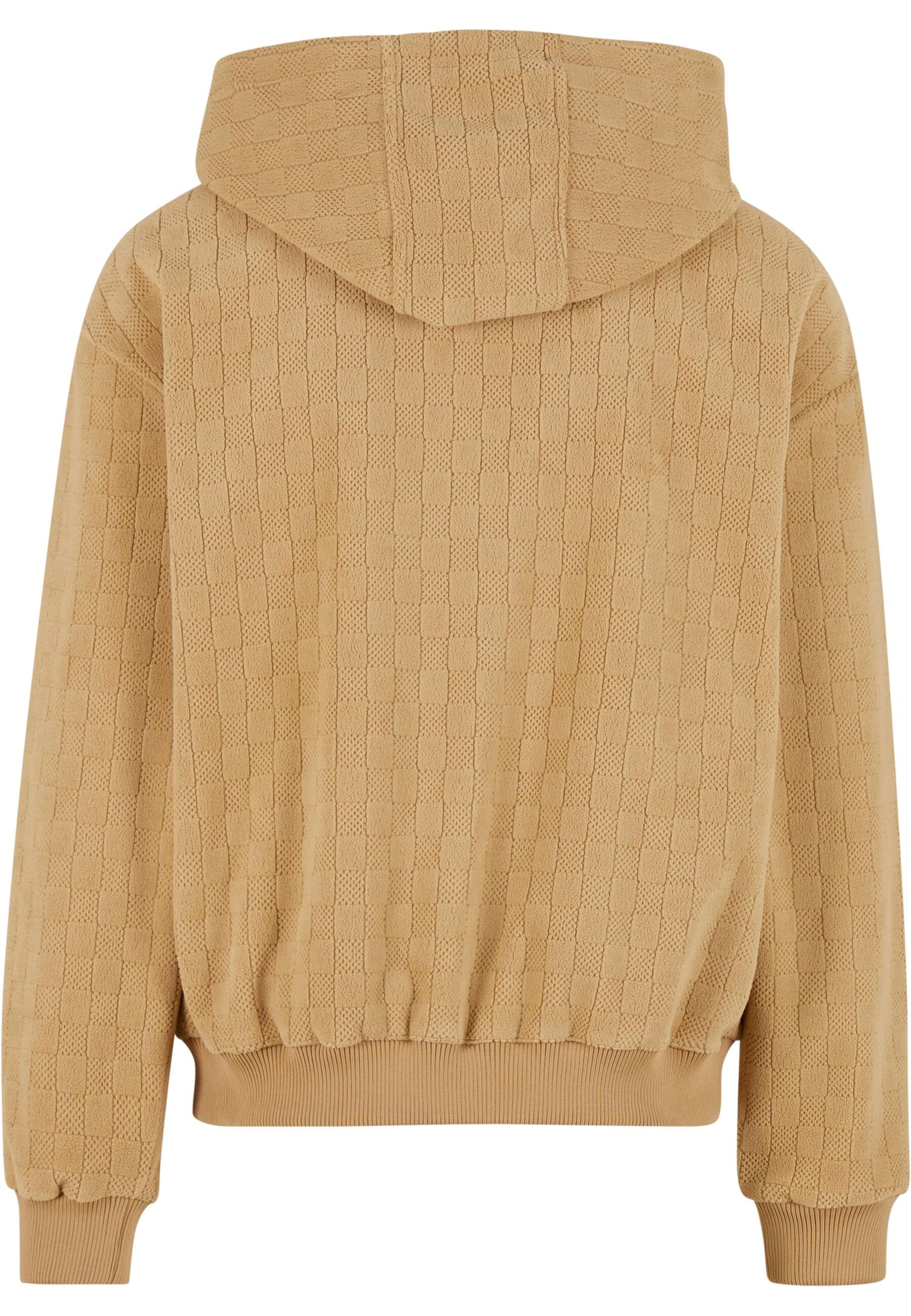 URBAN CLASSICS Sweatjacke »Urban Classics Jaquard Velvet Zip-Hoody«