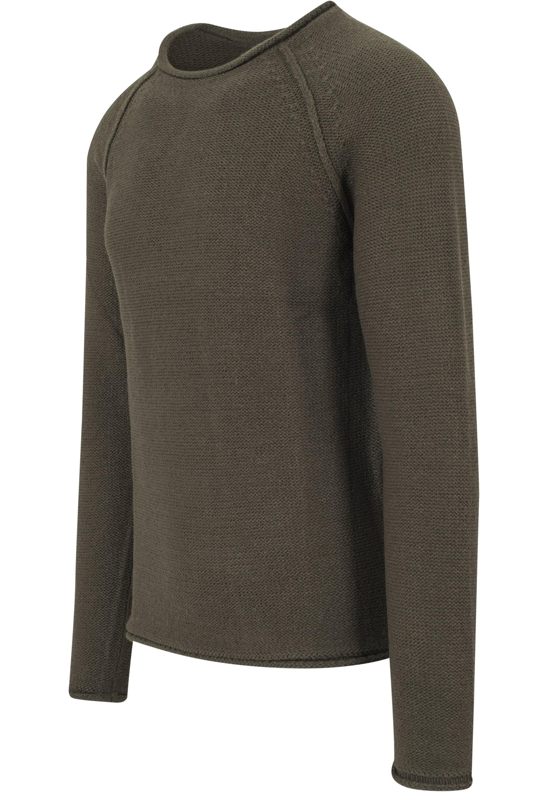 URBAN CLASSICS Rundhalspullover »Urban Classics Herren Raglan Wideneck Sweater«, (1 tlg.)