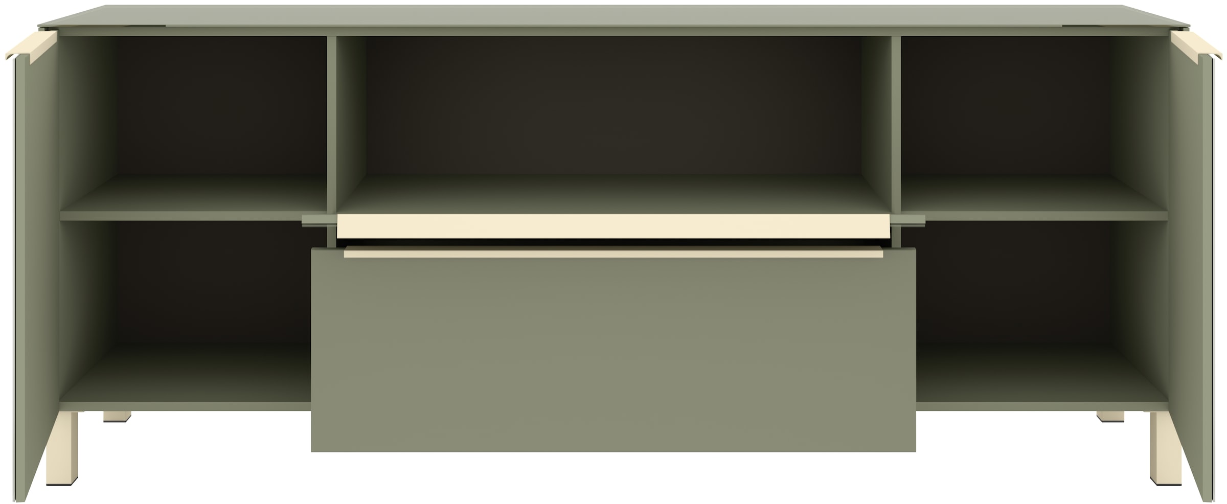 set one by Musterring Lowboard »Reno« 1 Stk. tlg. Mit Vierkantfuß in diversen Farben, 75 cm Höhe & Farbauswahl