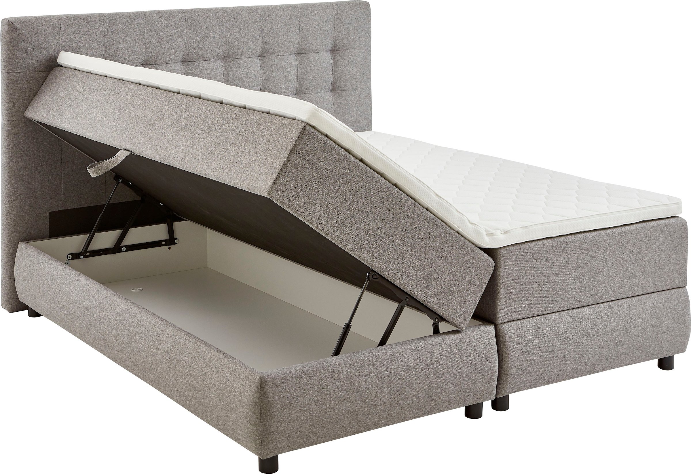 ATLANTIC home collection Boxbett »LILO«, inkl. Bettkasten und Topper