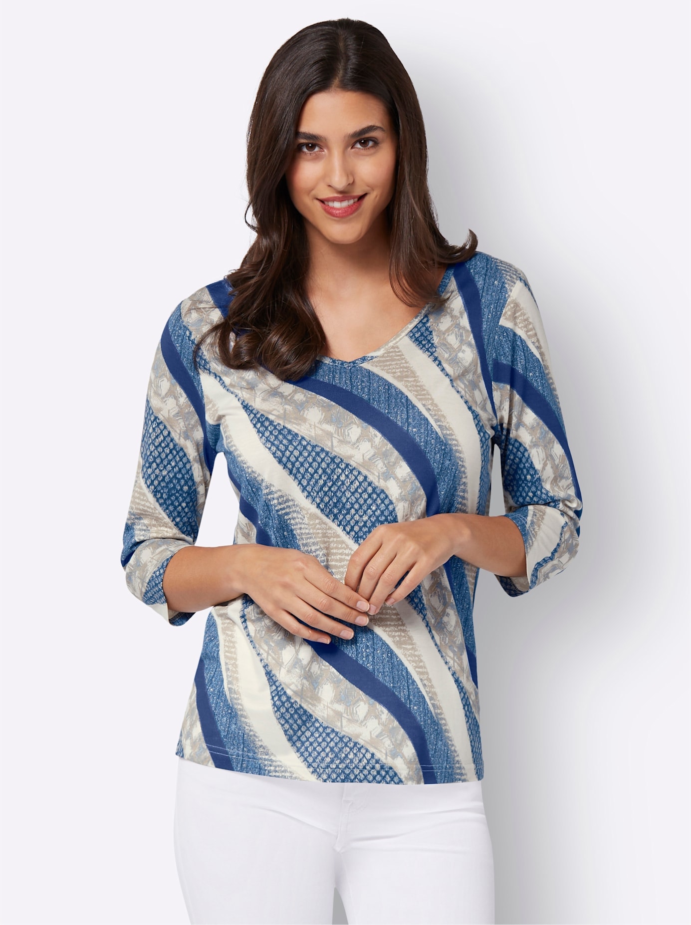 Classic Basics 3/4-Arm-Shirt "3/4-Arm-Shirt" 1 Stk. tlg. günstig online kaufen