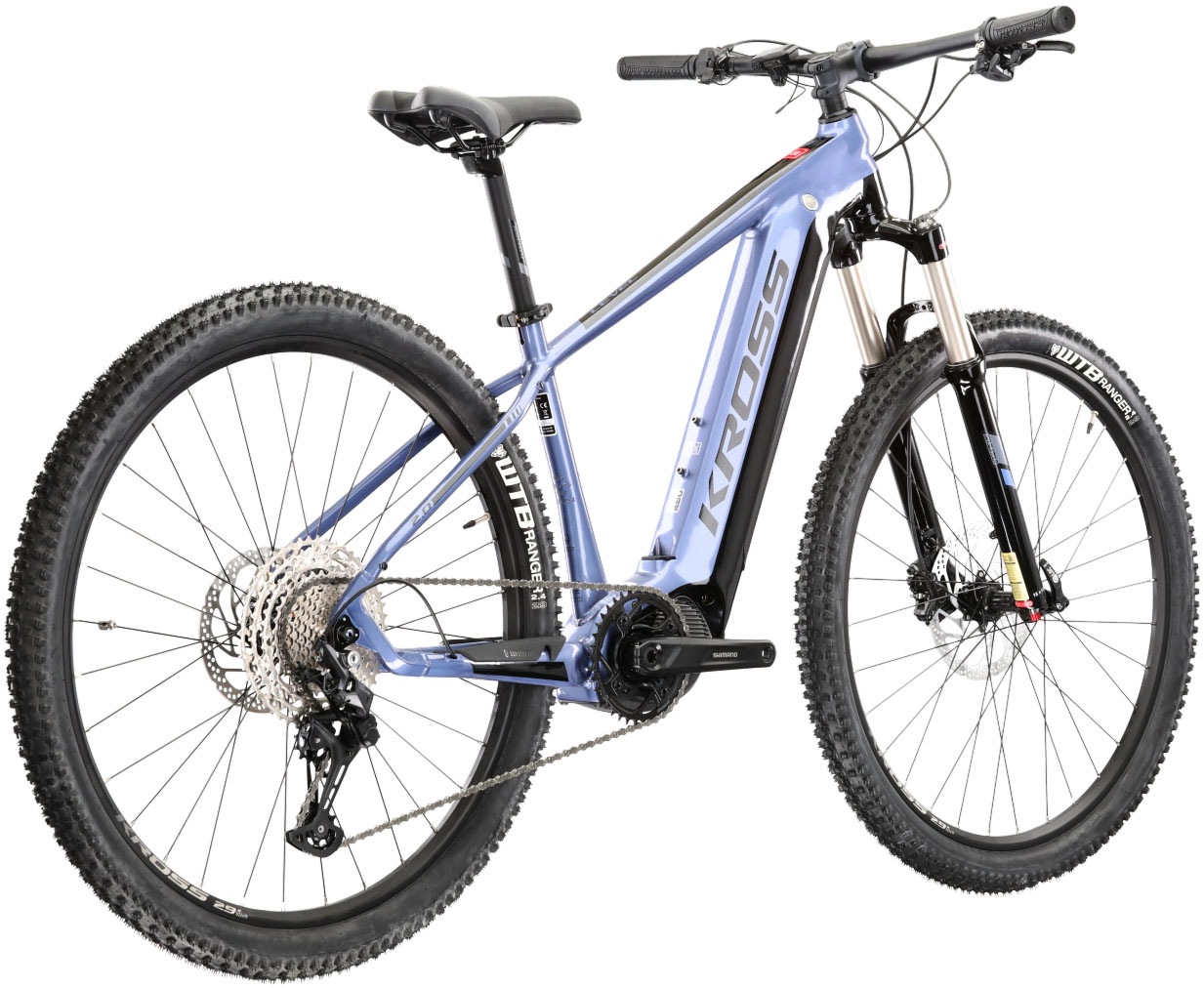 Kross E-Bike »E-MTB Level Boost 2.0 500 29 Zoll blau«, 11 Gang, Shimano, DEORE M5100, Mittelmotor 250 W