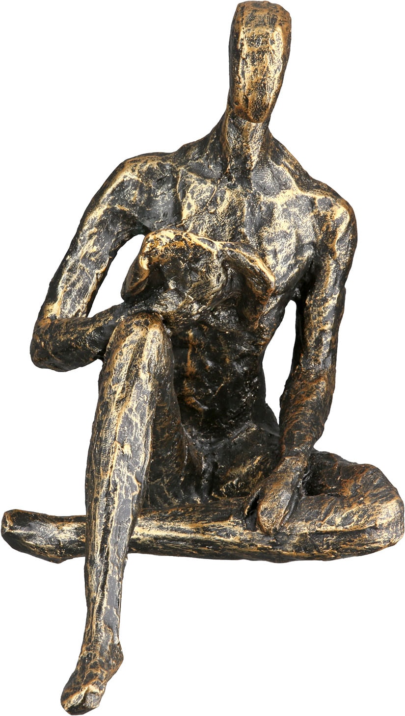 GILDE Skulptur »Skulptur Person Reading«