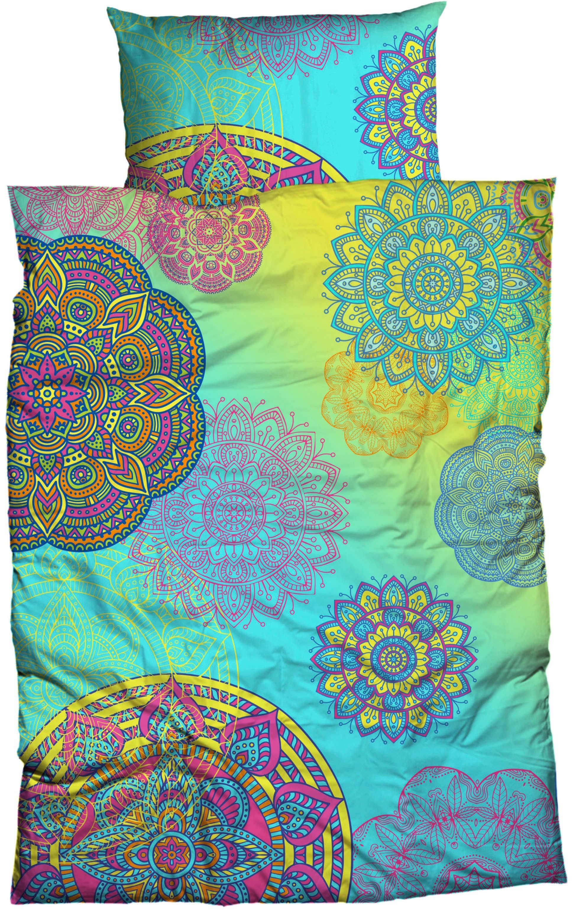 CASATEX "Eivissa in Gr. 135x200, 155x220 oder 200x200 cm" 2 Stk. Biber kusc günstig online kaufen