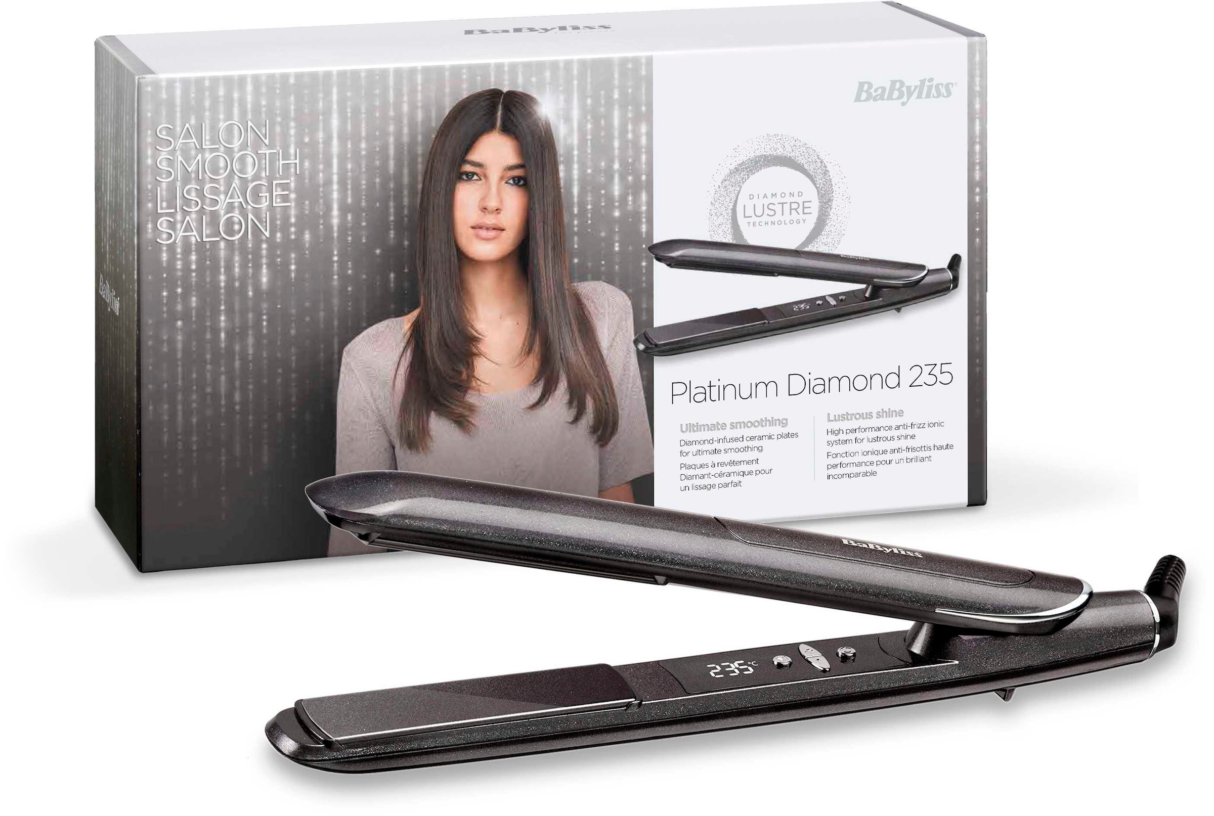 BaByliss Glätteisen »ST259E Platinum Diamond«, Diamond-Ceramic-Beschichtung, mit Memory-Funktion