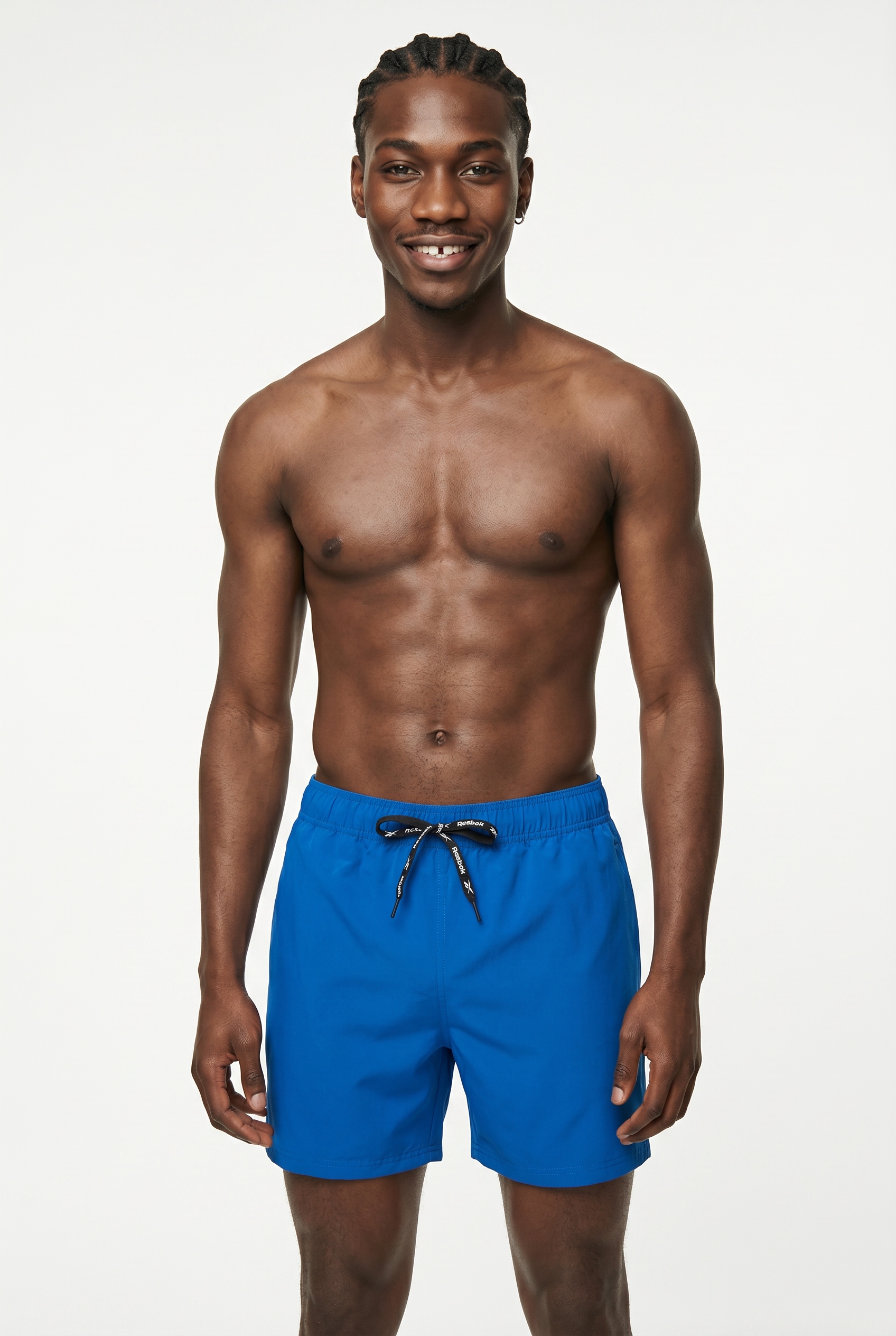 Reebok Badeshorts "Clayton" 1 Stk. mit Kordelzug und elastischem Bund, mit Logo, schnell trocknend, basic