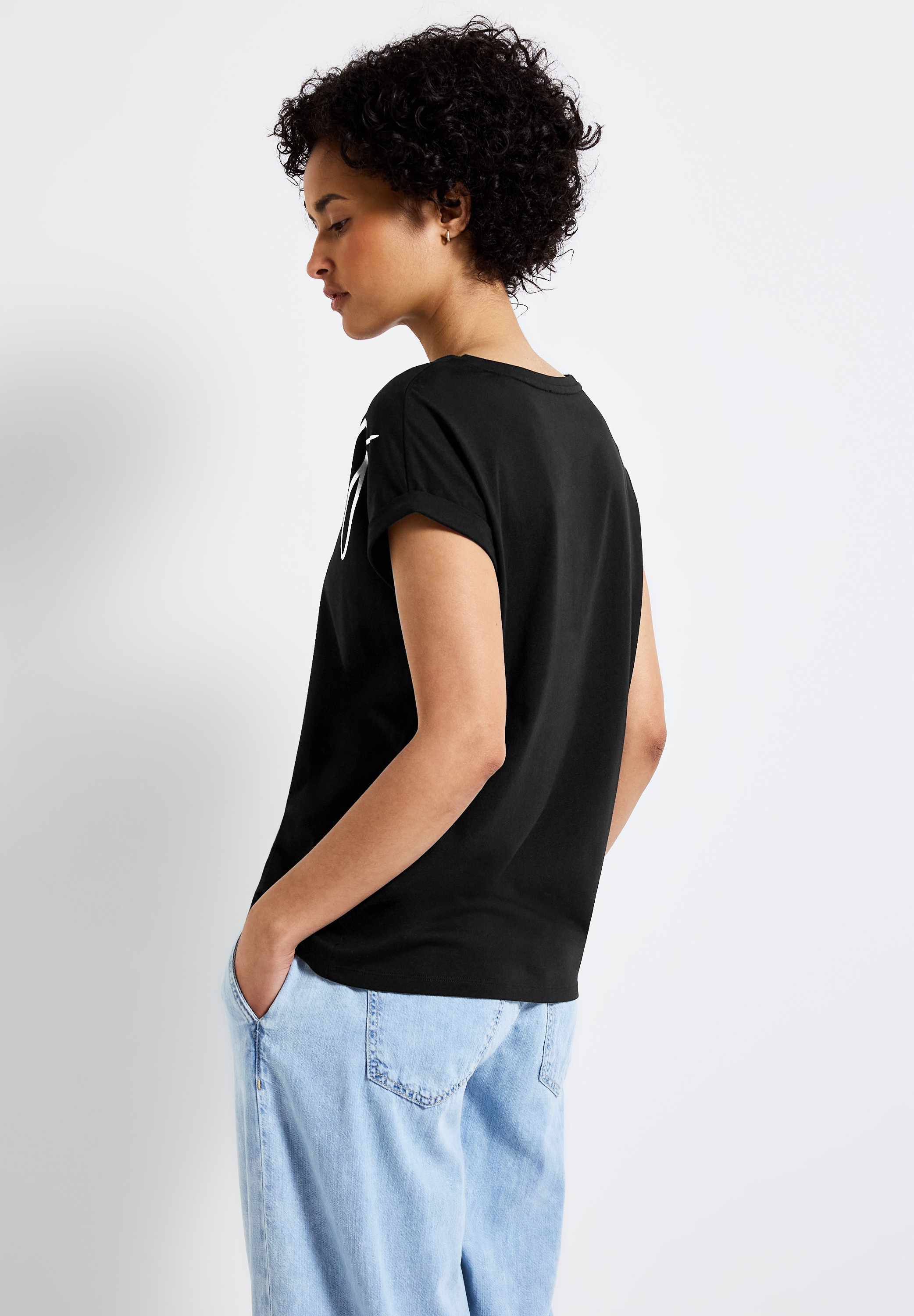 STREET ONE T-Shirt, mit Rundhalsausschnitt