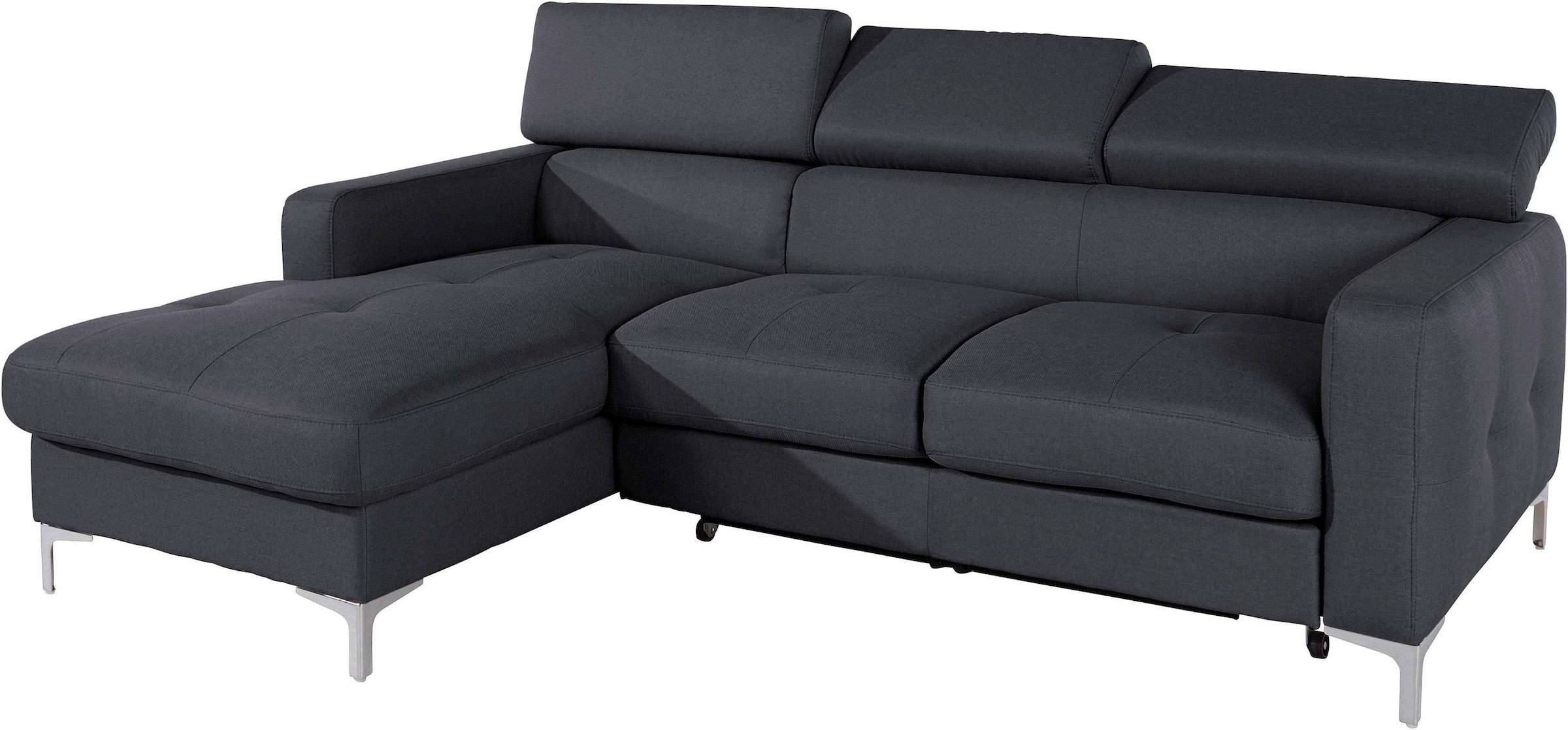 COTTA Ecksofa "Sammy L-Form", mit Kopfteilverstellung, wahlweise mit Bettfu günstig online kaufen