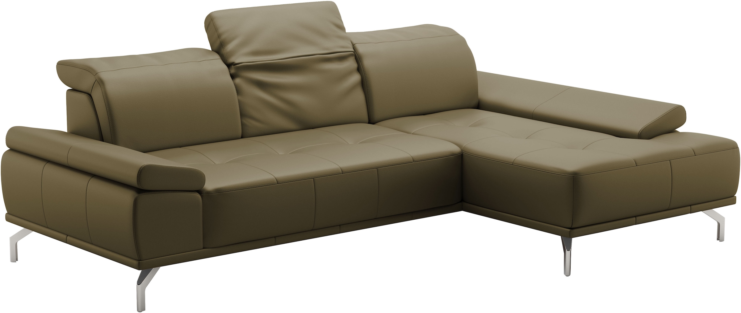 Places of Style Ecksofa »Caluna«, Inkl.Sitztiefenverstellung
