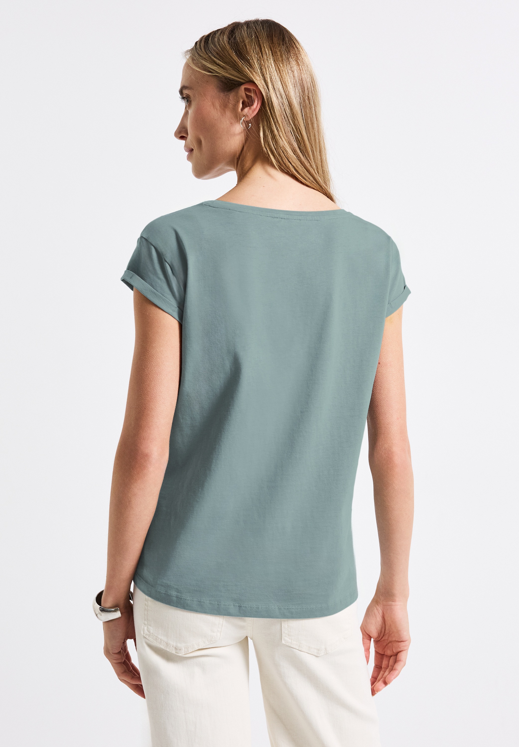 STREET ONE T-Shirt mit Rundhalsausschnitt günstig online kaufen