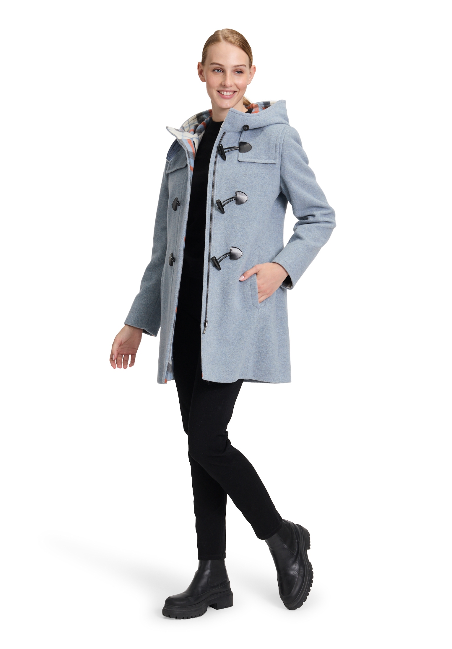 Gil Bret Outdoorjacke »Gil Bret Damen Dufflecoat mit Kapuze«, mit Kapuze