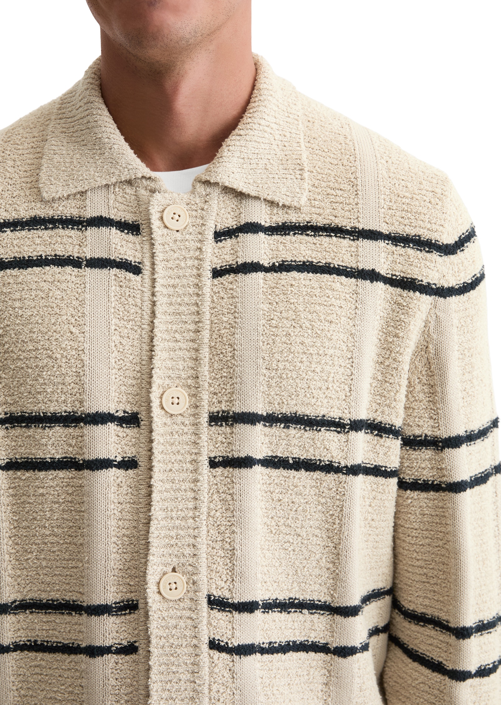 Marc O'Polo Cardigan »mit spannendem Struktur-Mix«
