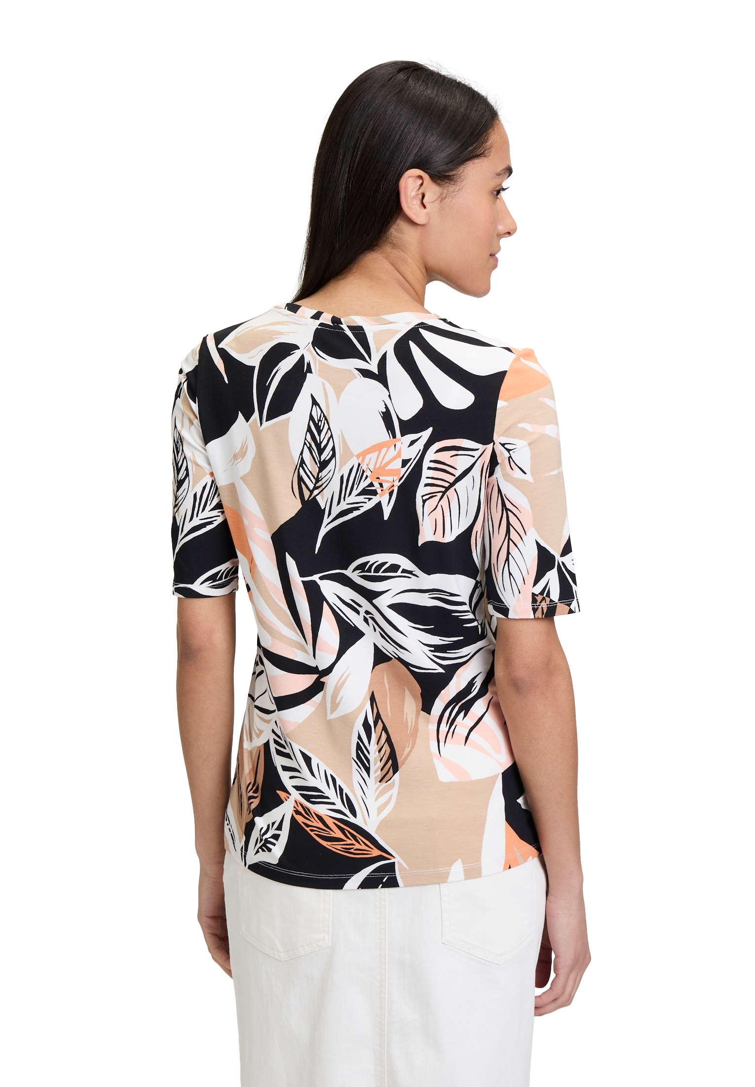Betty Barclay Kurzarmshirt »Betty Barclay Damen Basic Shirt mit Print«, (1 tlg.), Druck