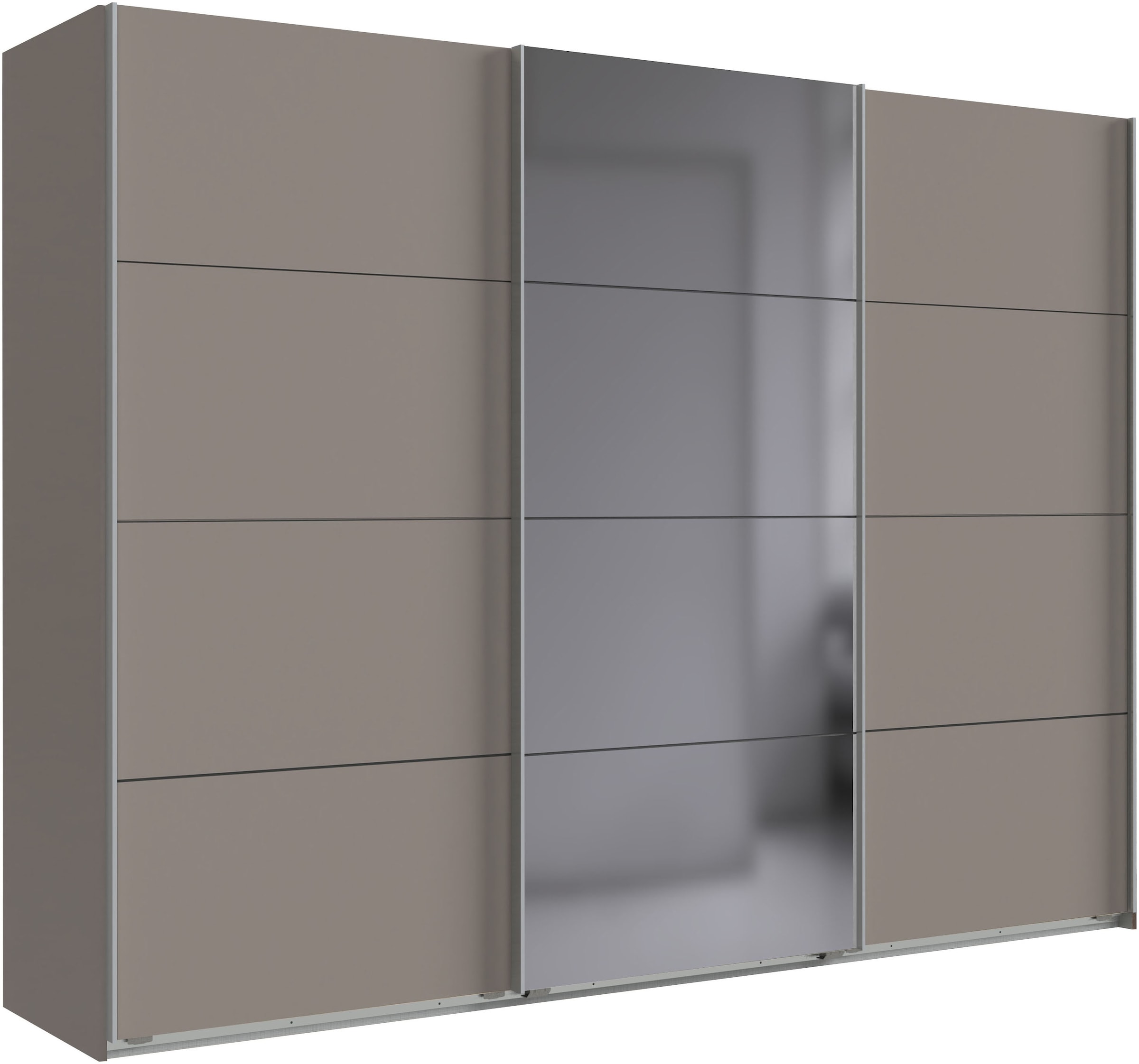 Wimex Schwebetürenschrank "Ernie Kleiderschrank mit Spiegel, Made in Germany" Wähle aus verschiedenen Größen deinen perfekten Stauraum, Schlafzimmerschrank in verschiedenen Breiten