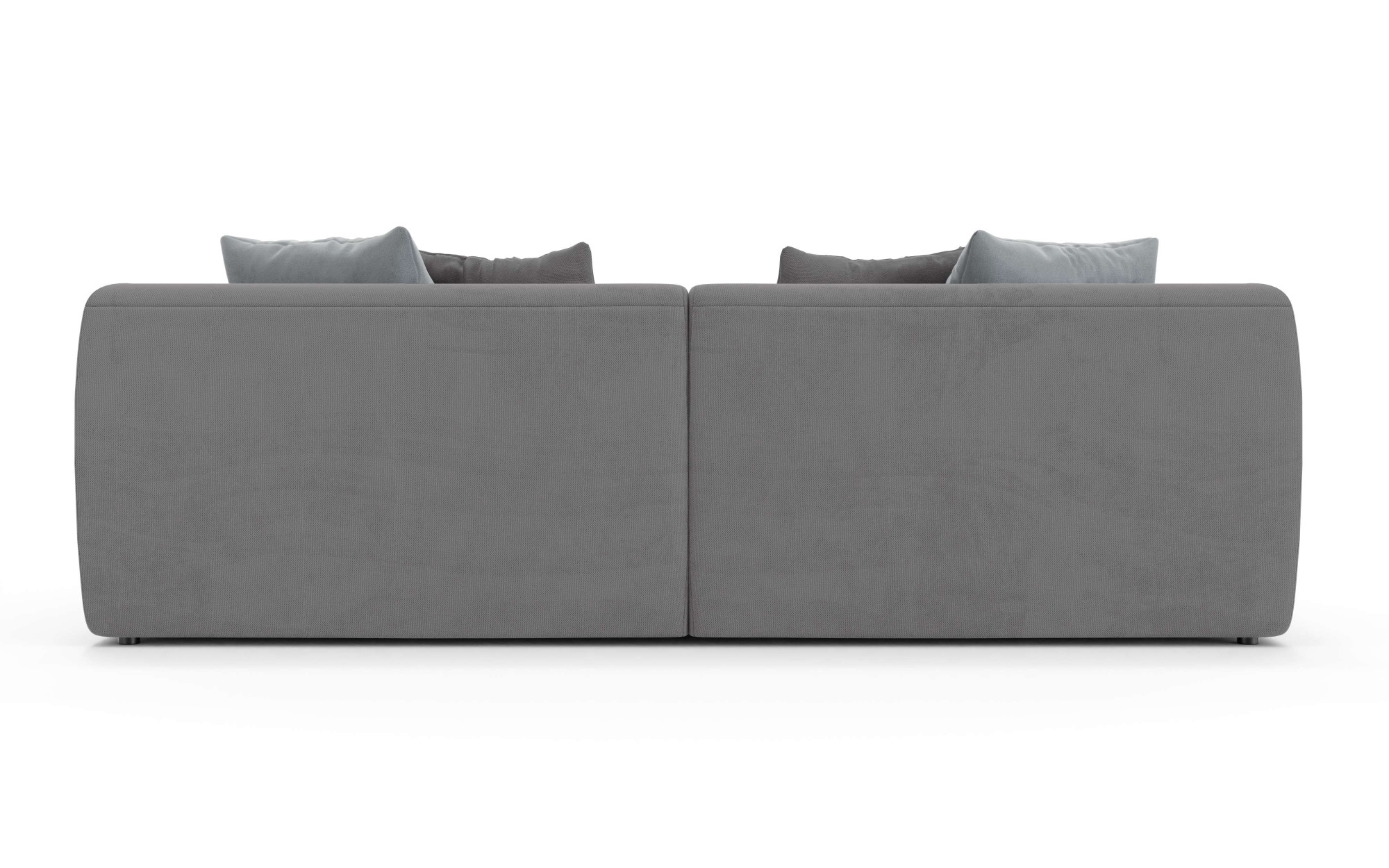 s.Oliver Big-Sofa »COBBO 3-Sitzer Design-Sofa Bubble-Optik, Maße B/T/H: 259/126/104 cm«, mit vielen Kissen, moderne Steppung und hoher Sitzkomfort