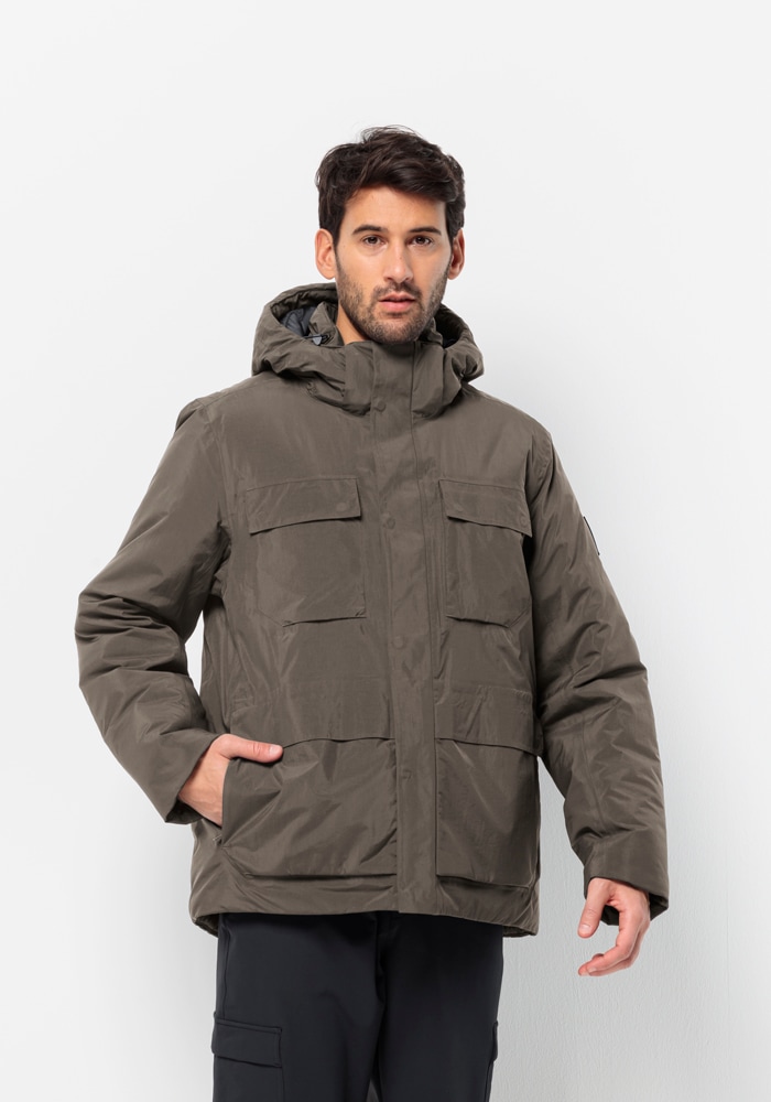 Winterjacke »TEXTOR UTILITY JKT M«, mit Kapuze